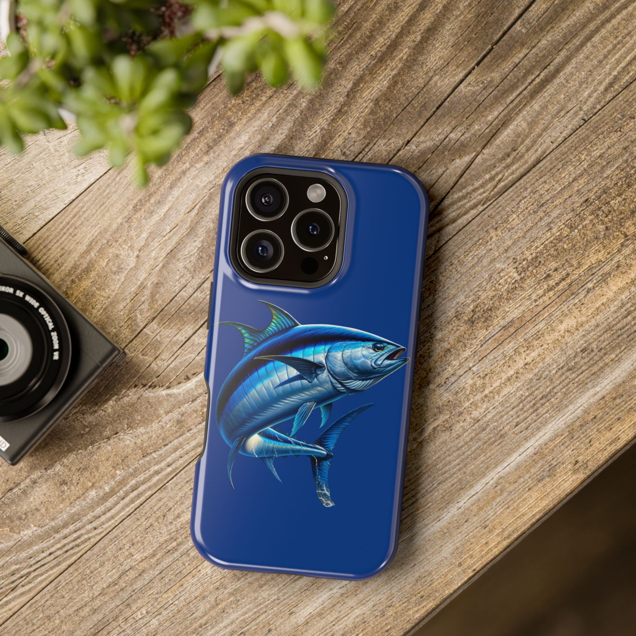 Impact Resistant Phone Case - Blue Fin