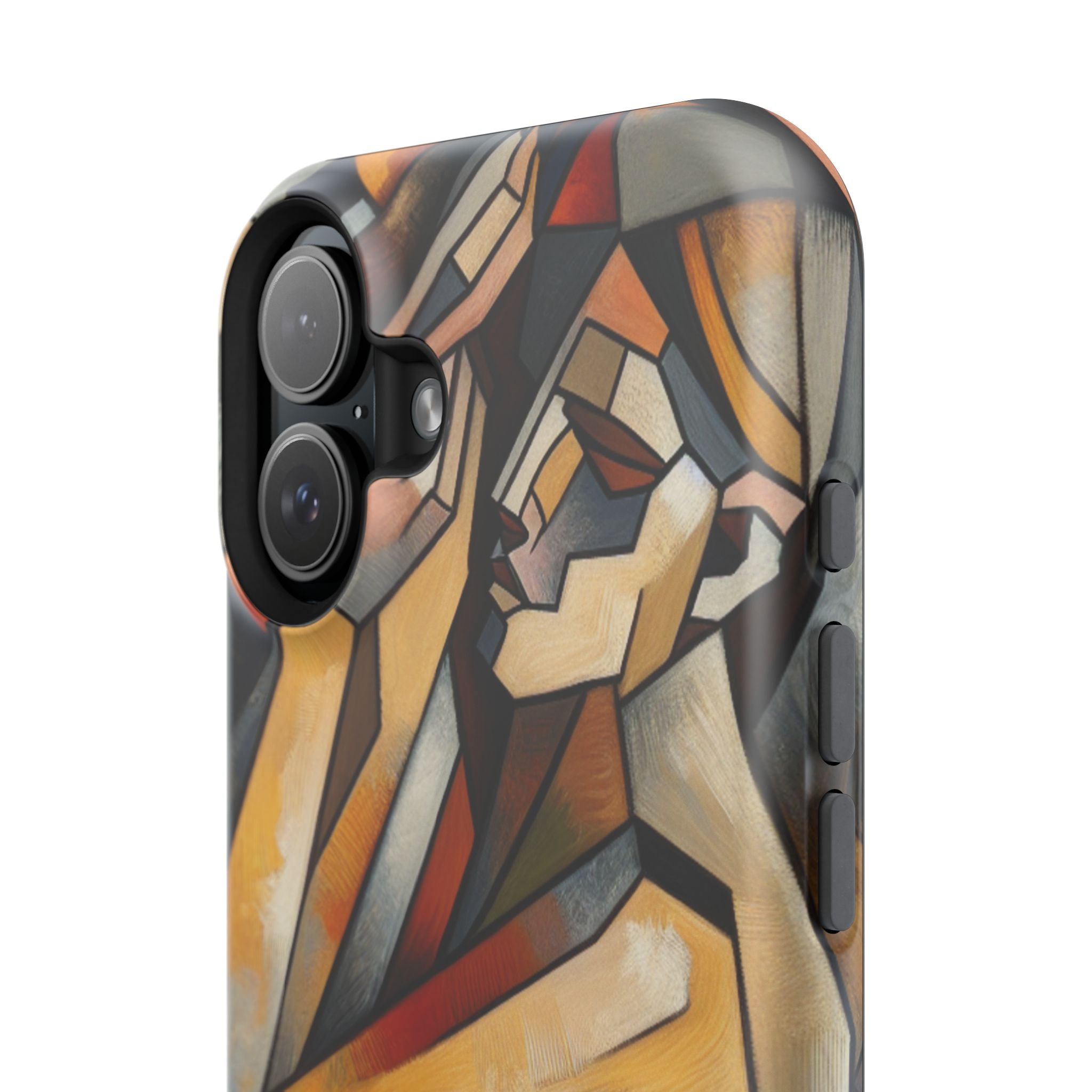 Impact Resistant Phone Case - Woman Abstract Design
