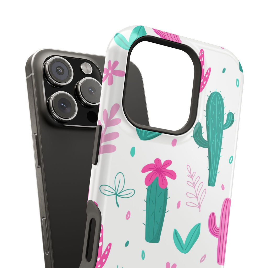 Cactus Pattern Impact Resistant Phone Case