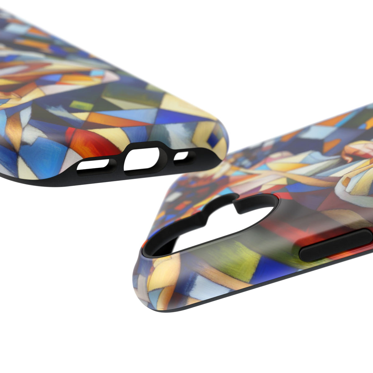 Abstract Stained Glass Dragon Impact Phone Case