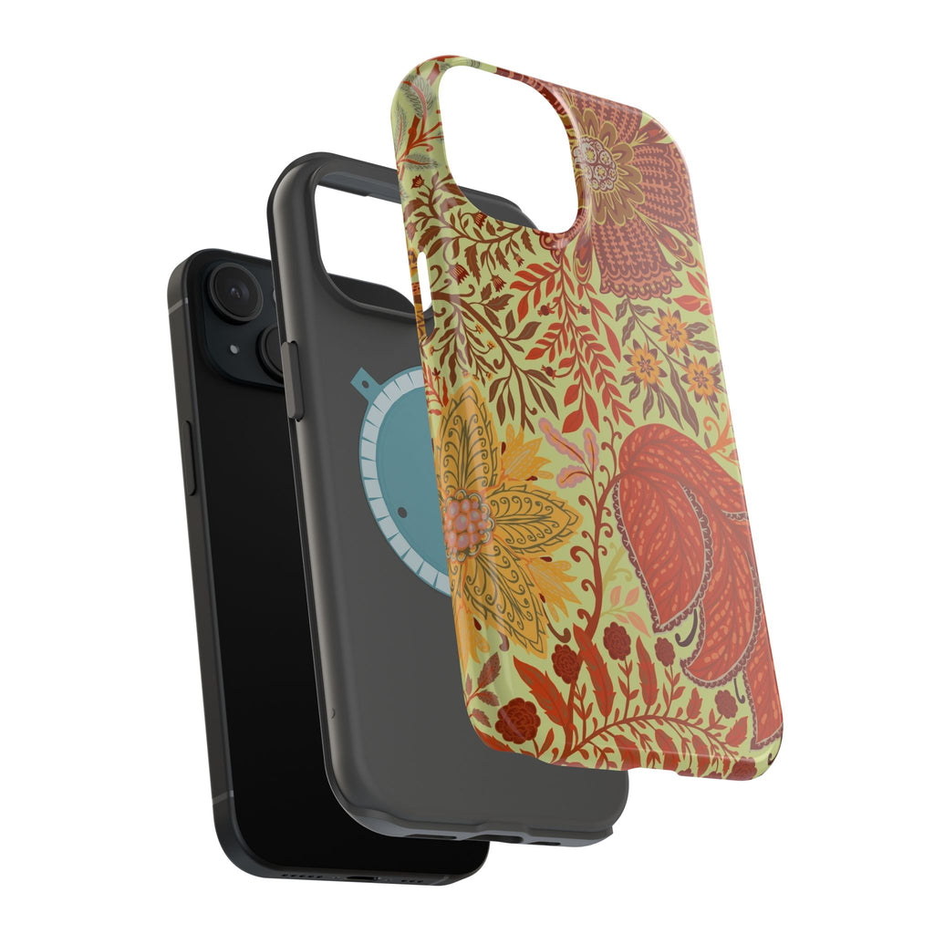 Floral Paisley Magnetic Impact-Resistant Phone Case