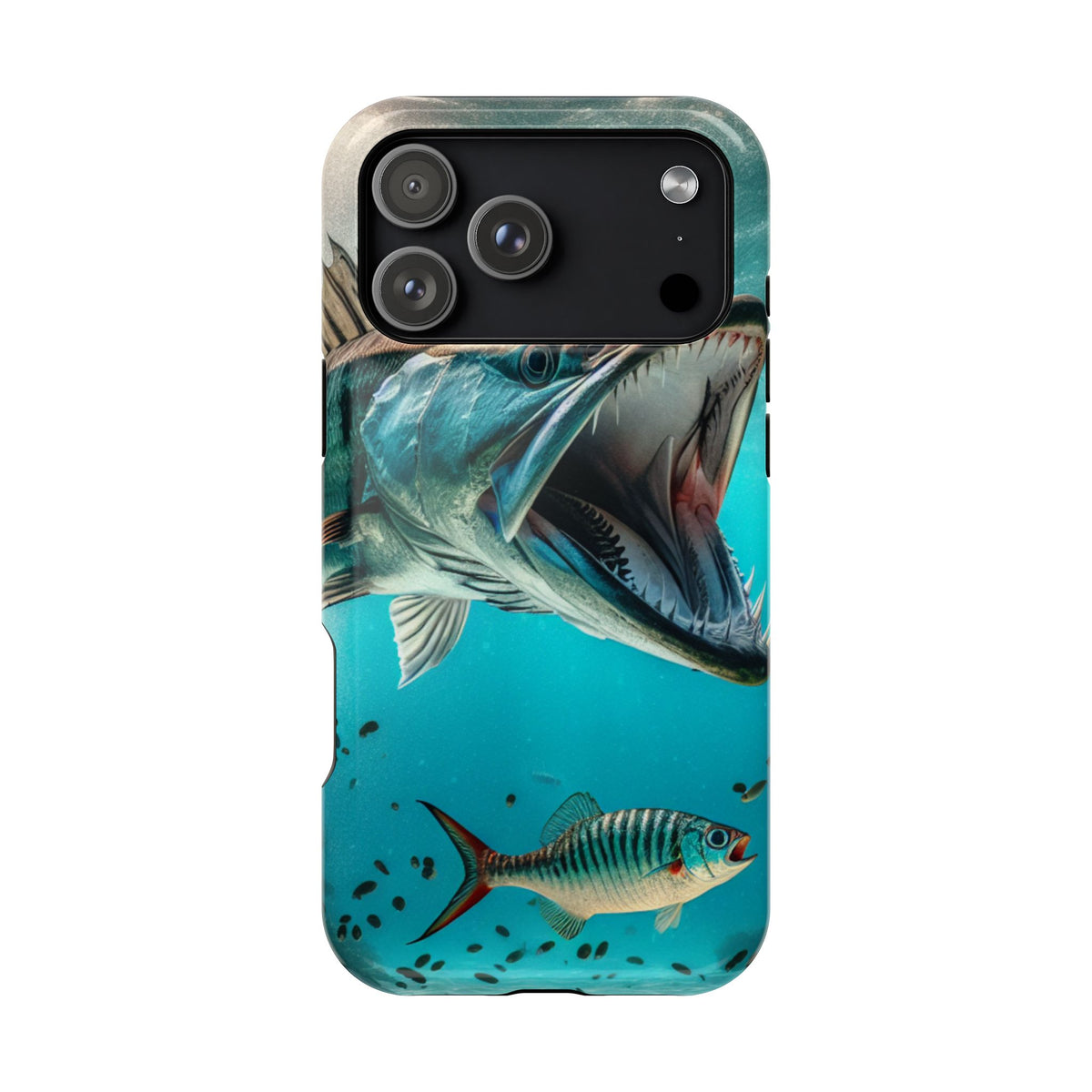 Phone Case — Realistic Barracuda Underwater Impact-Resistant Phone Case