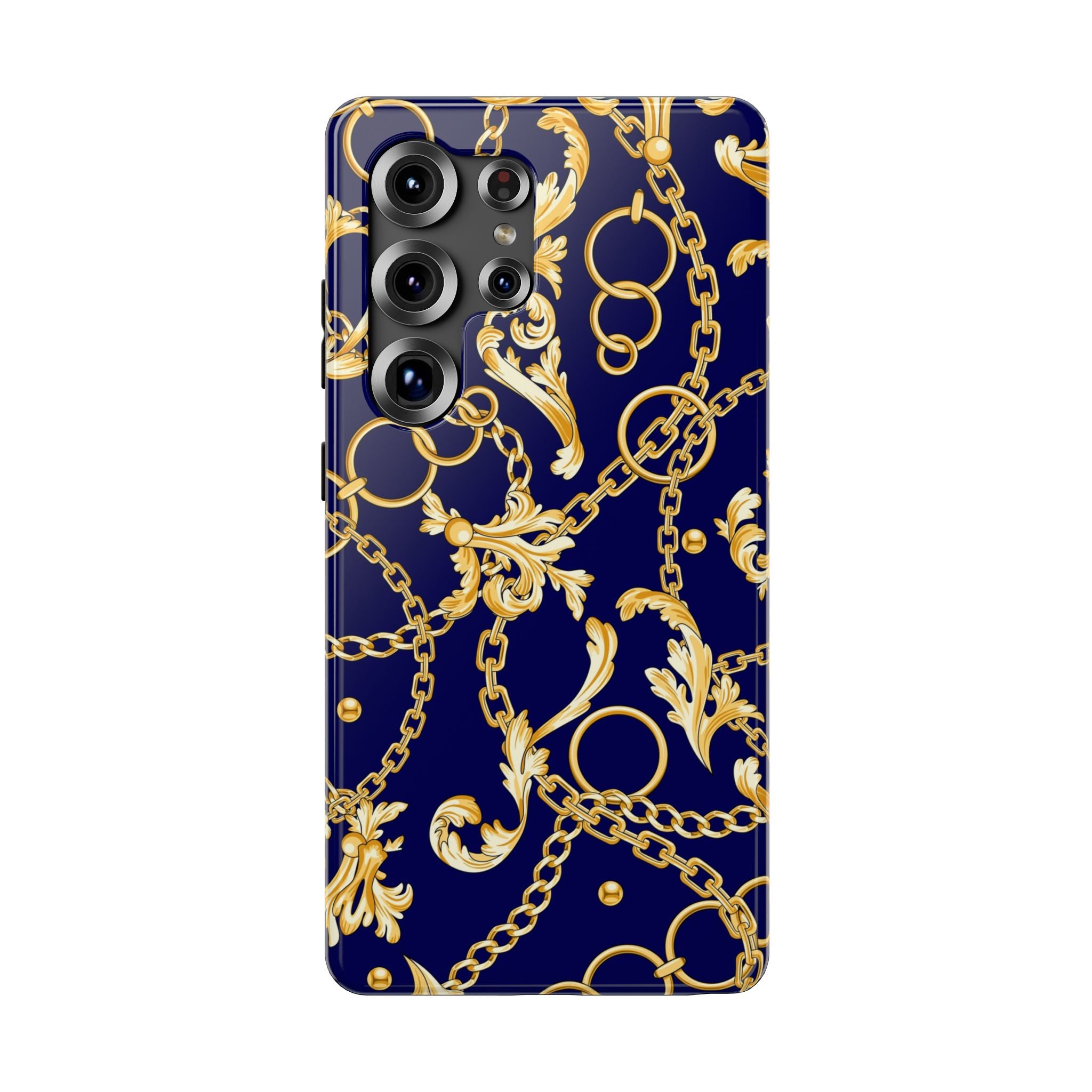 Golden Chain Impact-Resistant Phone Case