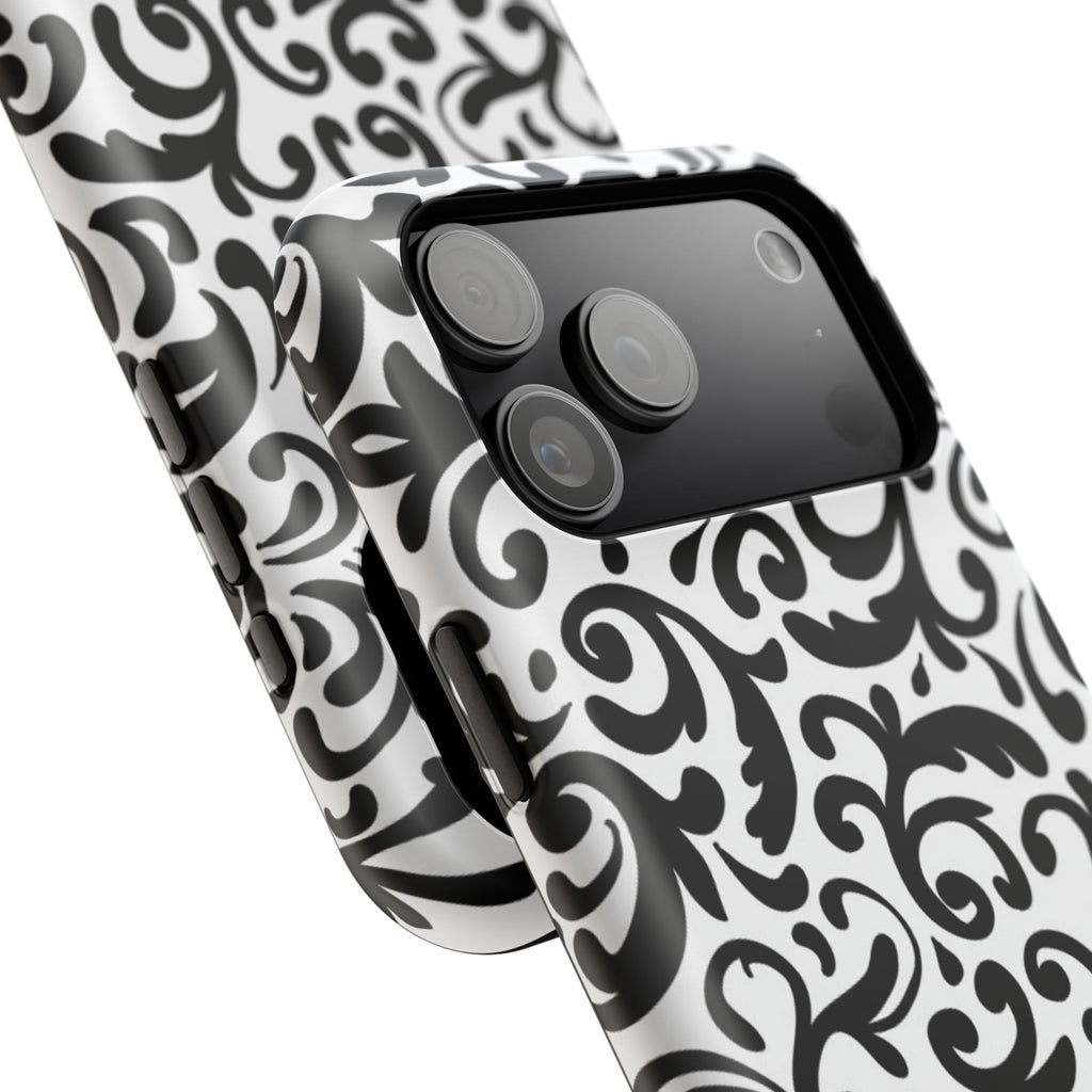Stylish Black & White Design Phone Case