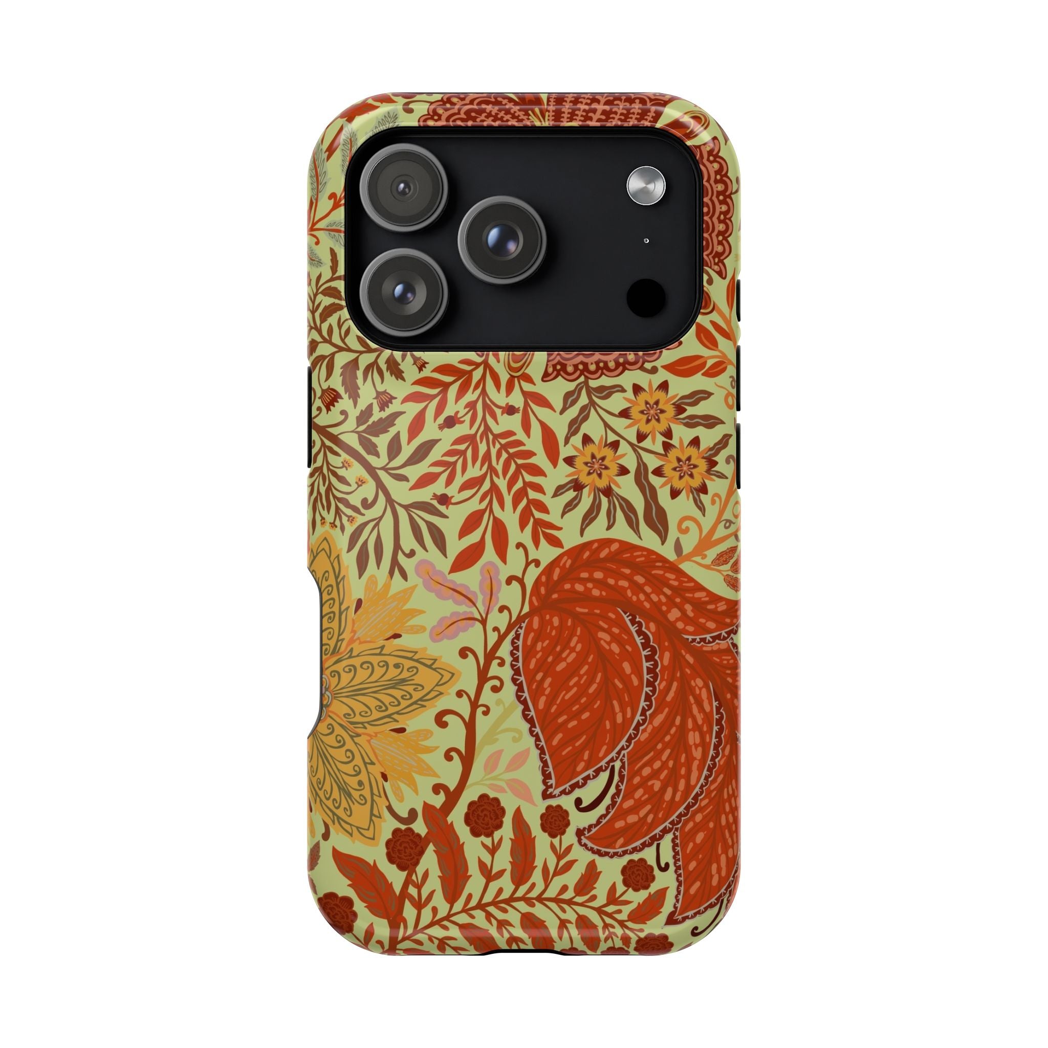 Floral Paisley Magnetic Impact-Resistant Phone Case