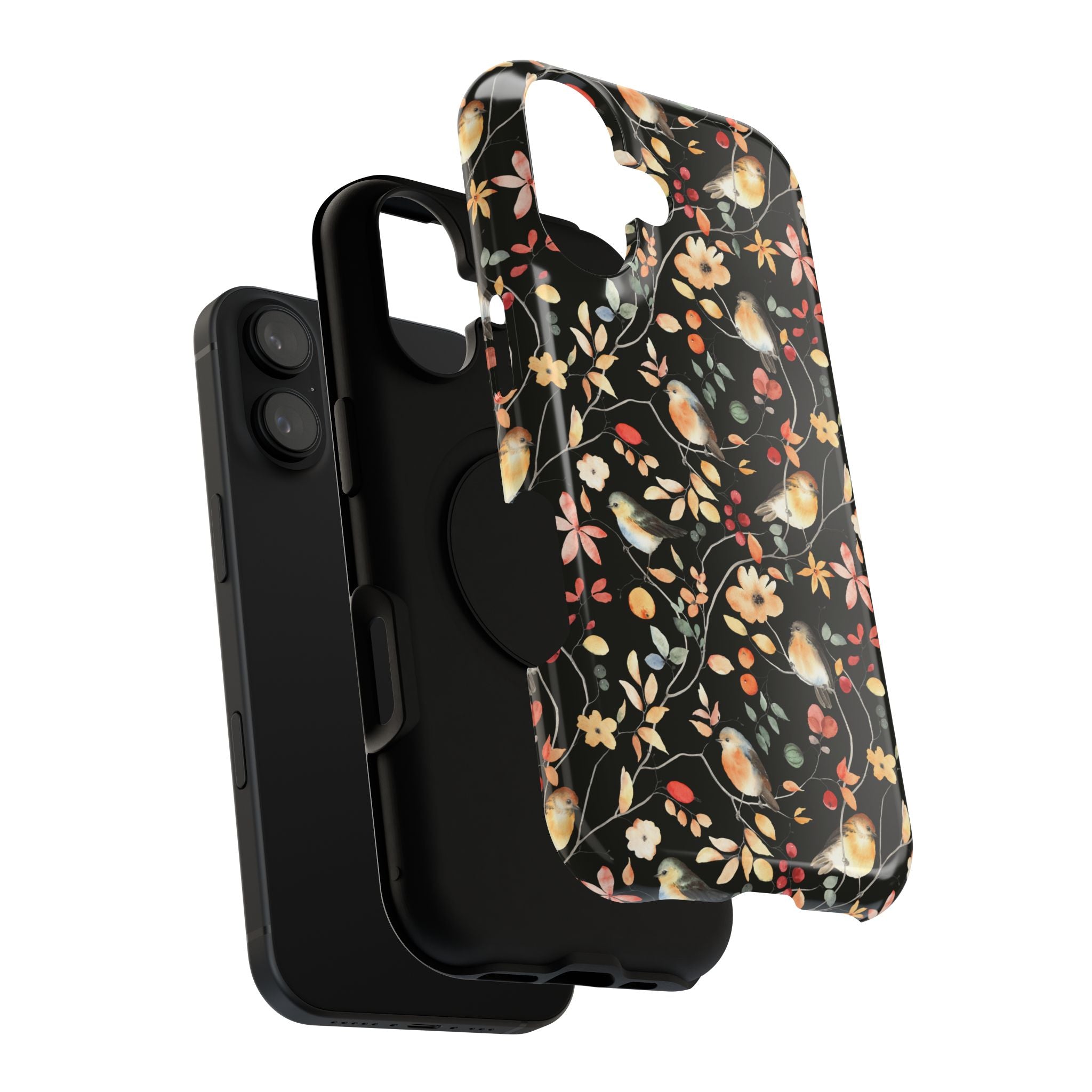 Floral Impact-Resistant Phone Case