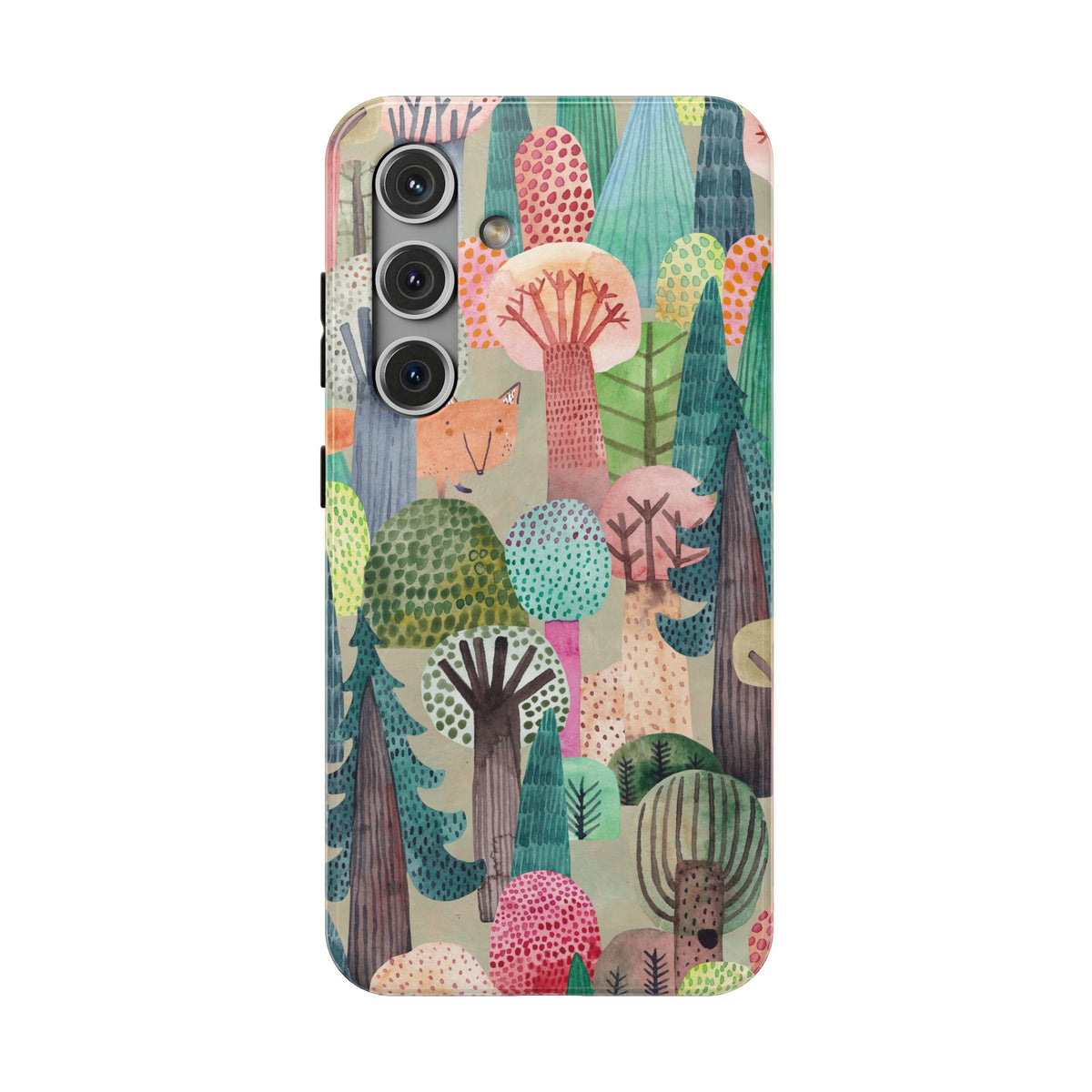 Whimsical Forest Fox Impact Phone Case