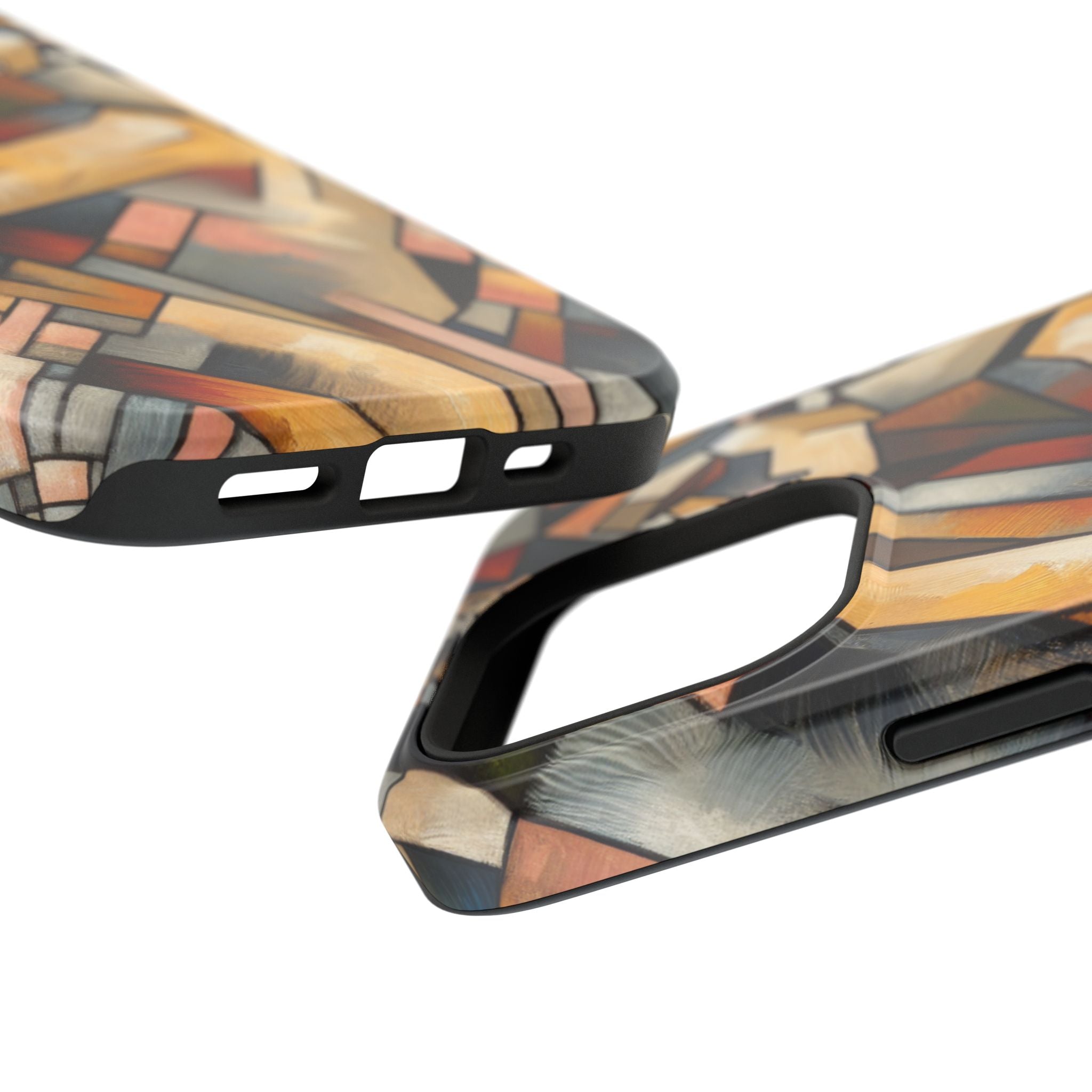 Impact Resistant Phone Case - Woman Abstract Design