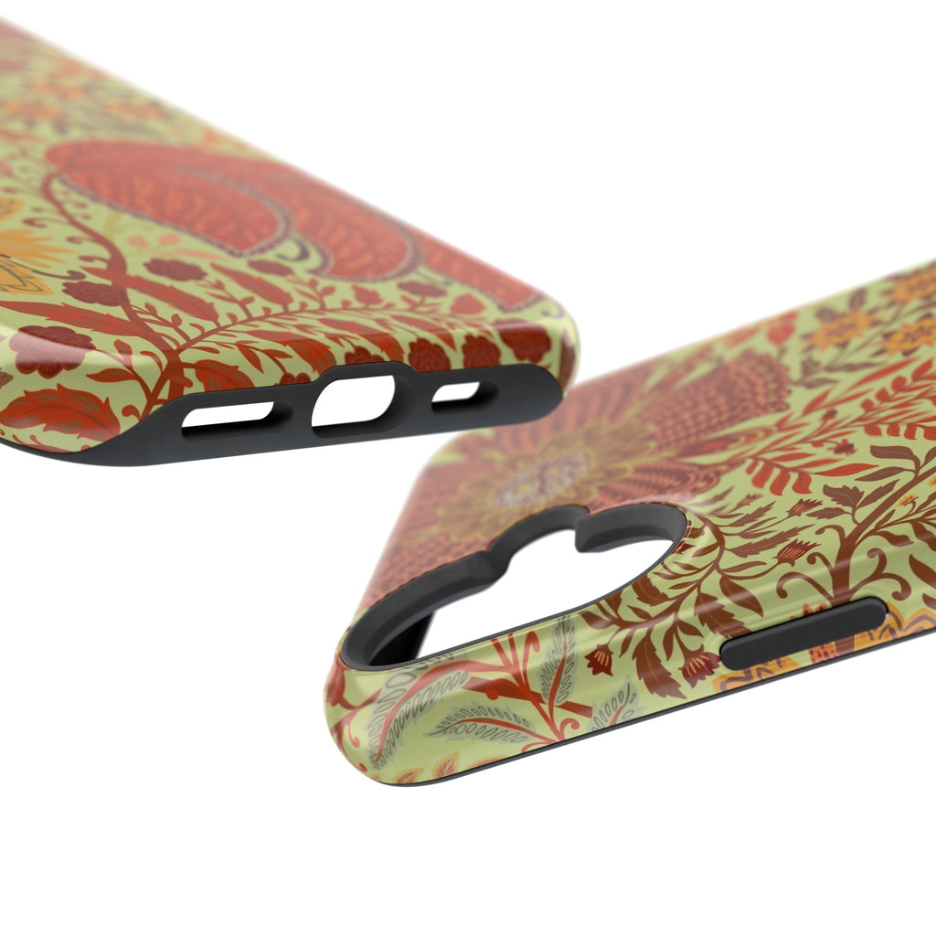 Floral Paisley Magnetic Impact-Resistant Phone Case