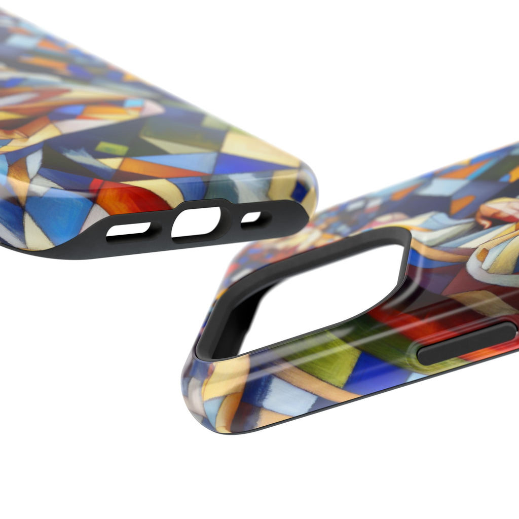Abstract Stained Glass Dragon Impact Phone Case