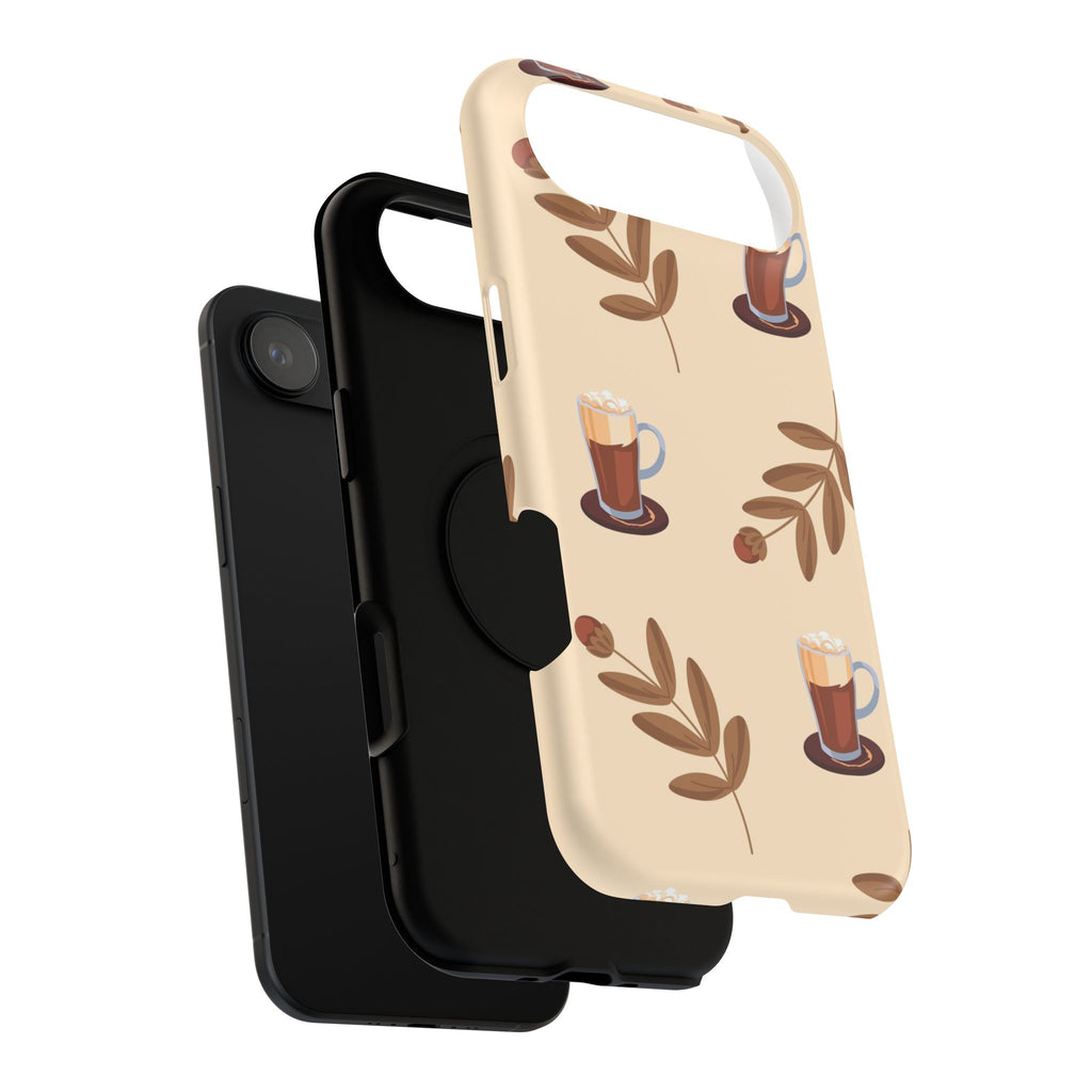 Stylish Coffee Phone Case, Impact-Resistant