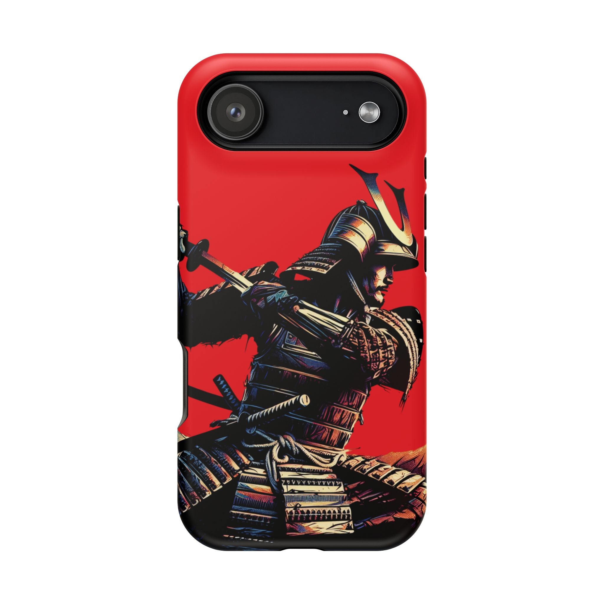 Impact Resistant Phone Case - Samurai Red Warrior