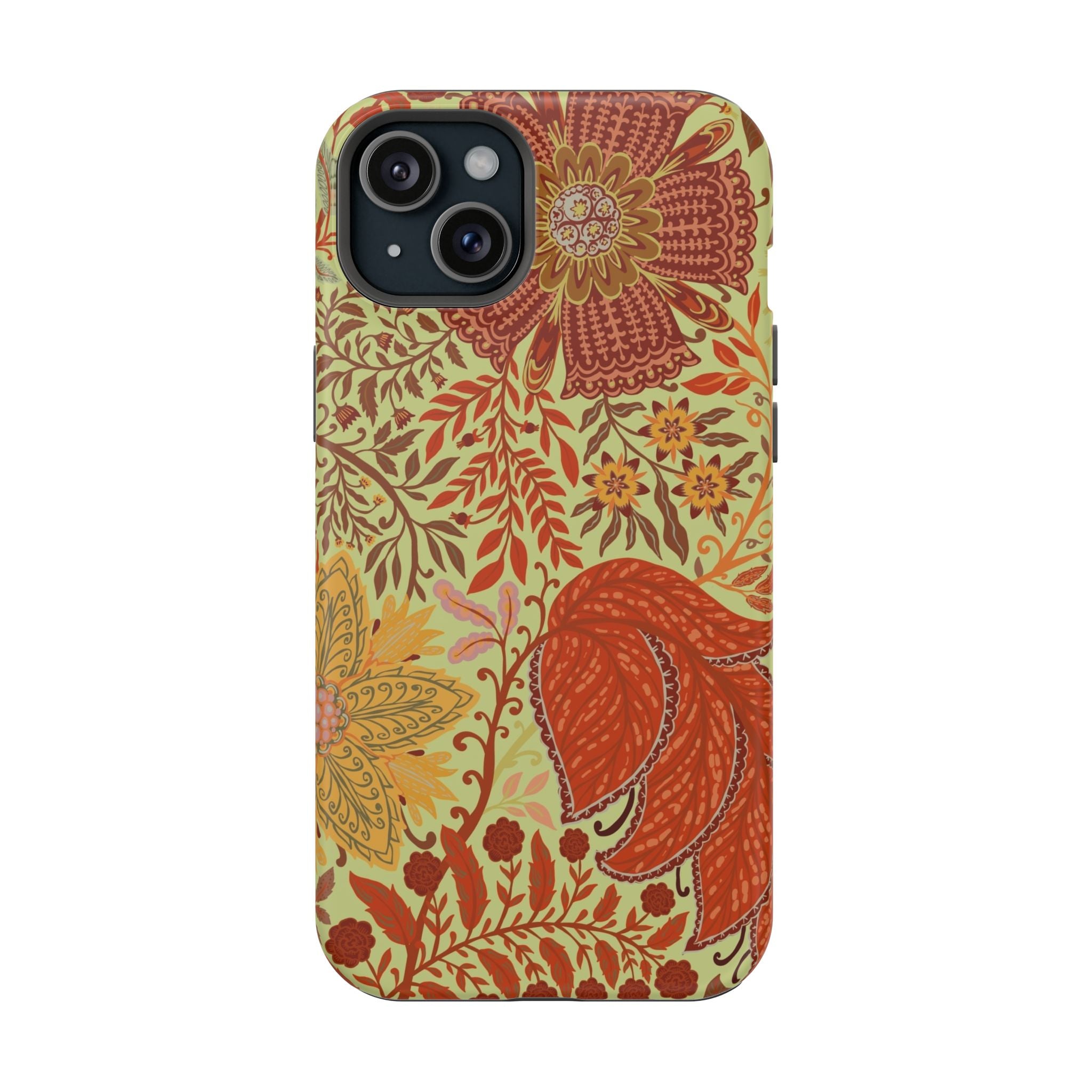 Floral Paisley Magnetic Impact-Resistant Phone Case