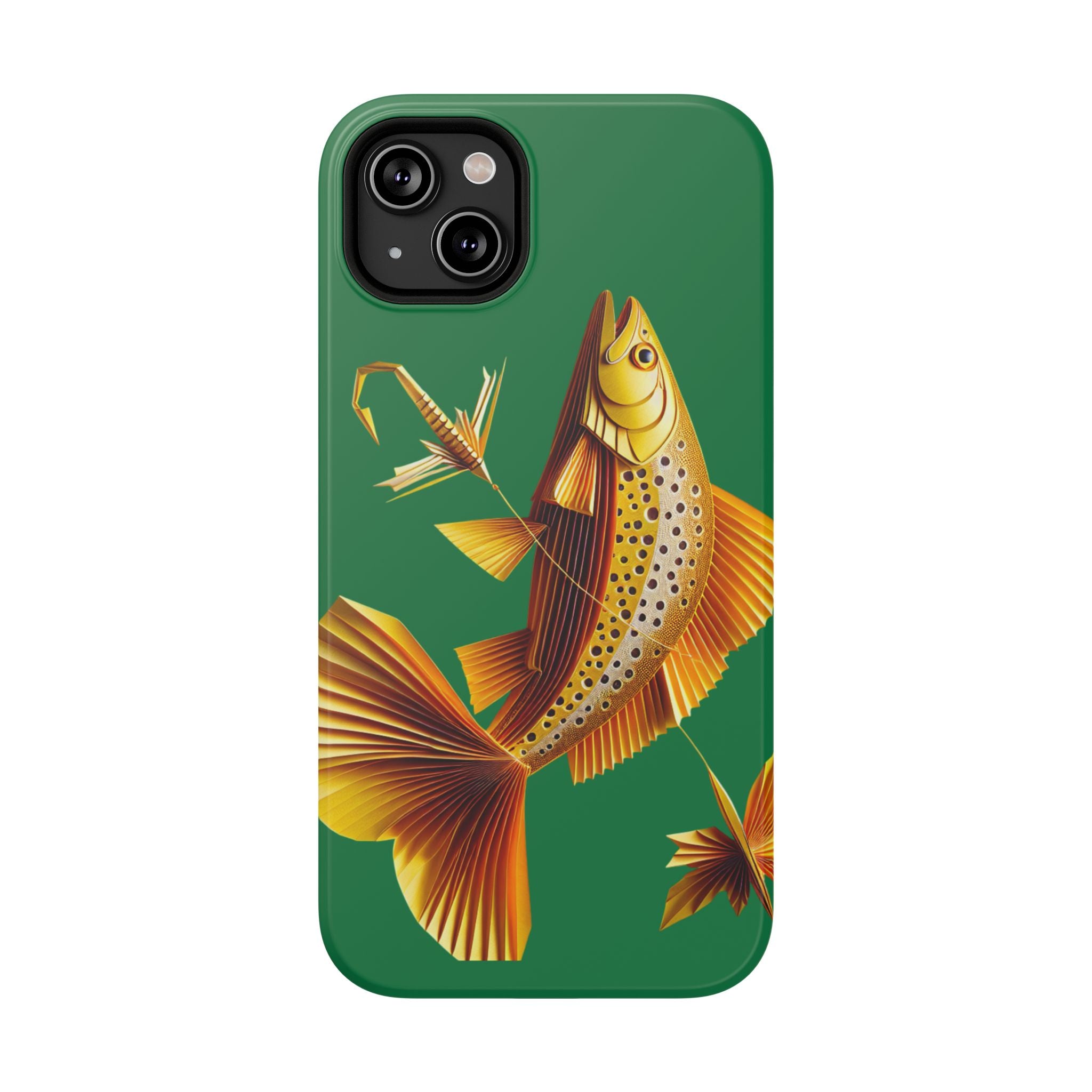 Impact Resistant Phone Case,  Lucky Charm Fish, Outdoor Enthusiast Gift
