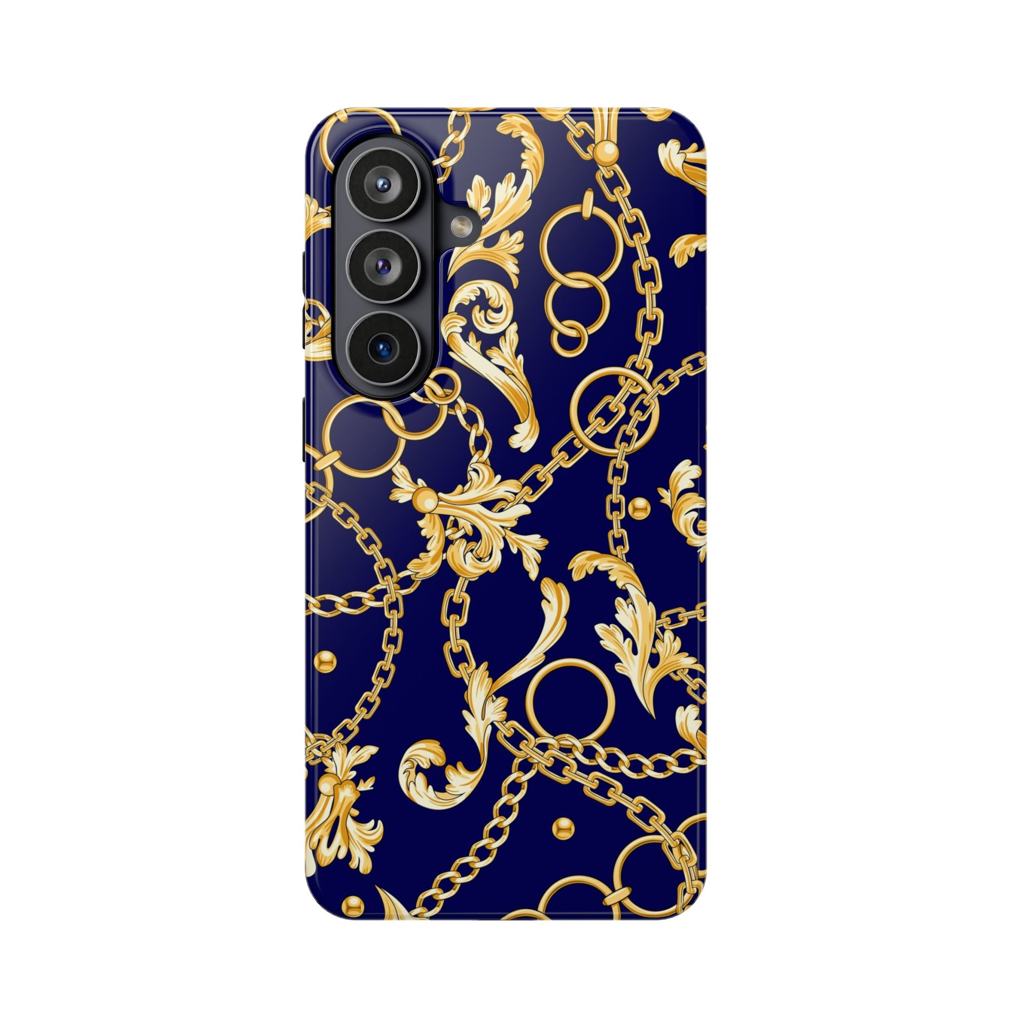 Golden Chain Impact-Resistant Phone Case