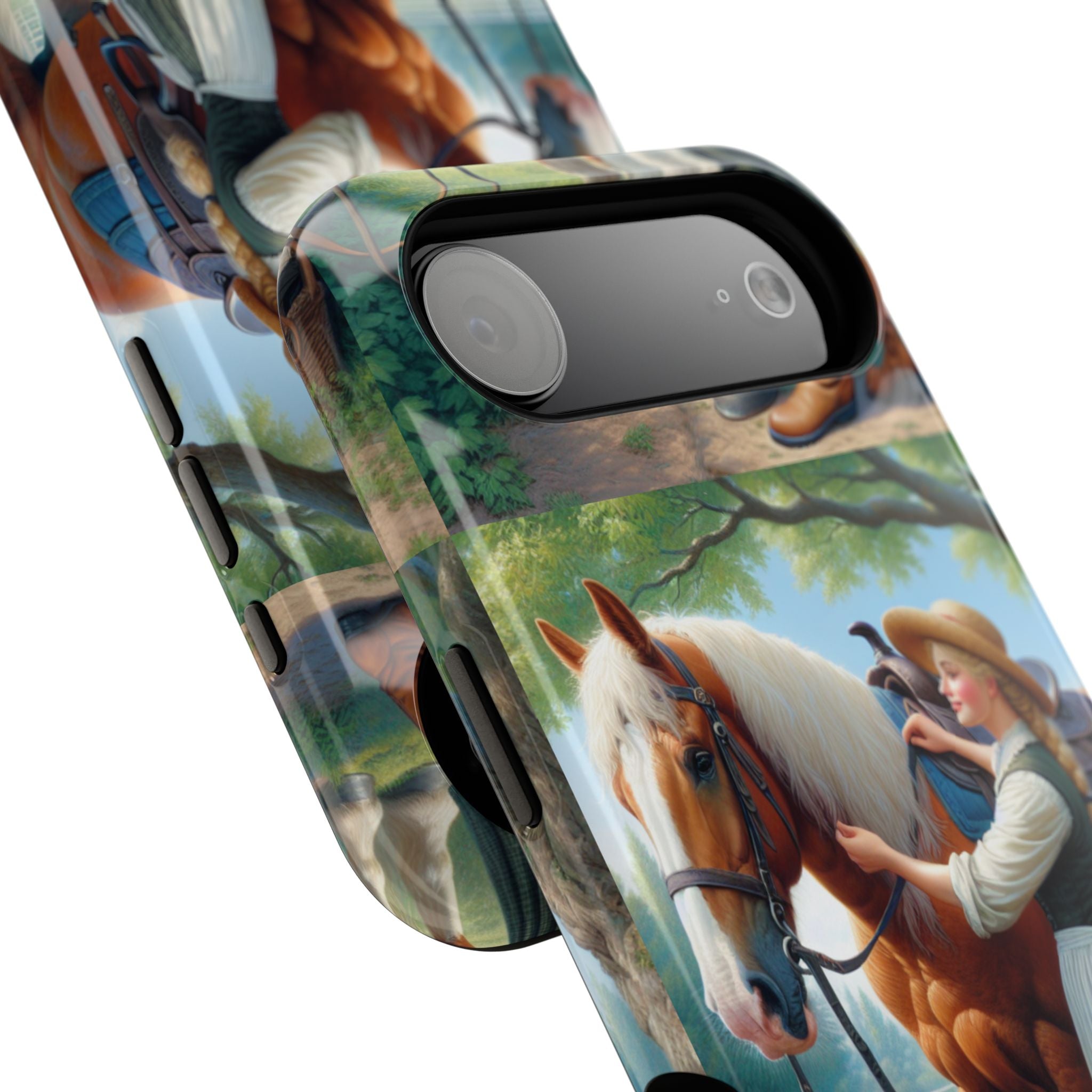 Classic Horse Care Impact Resistant Phone Case