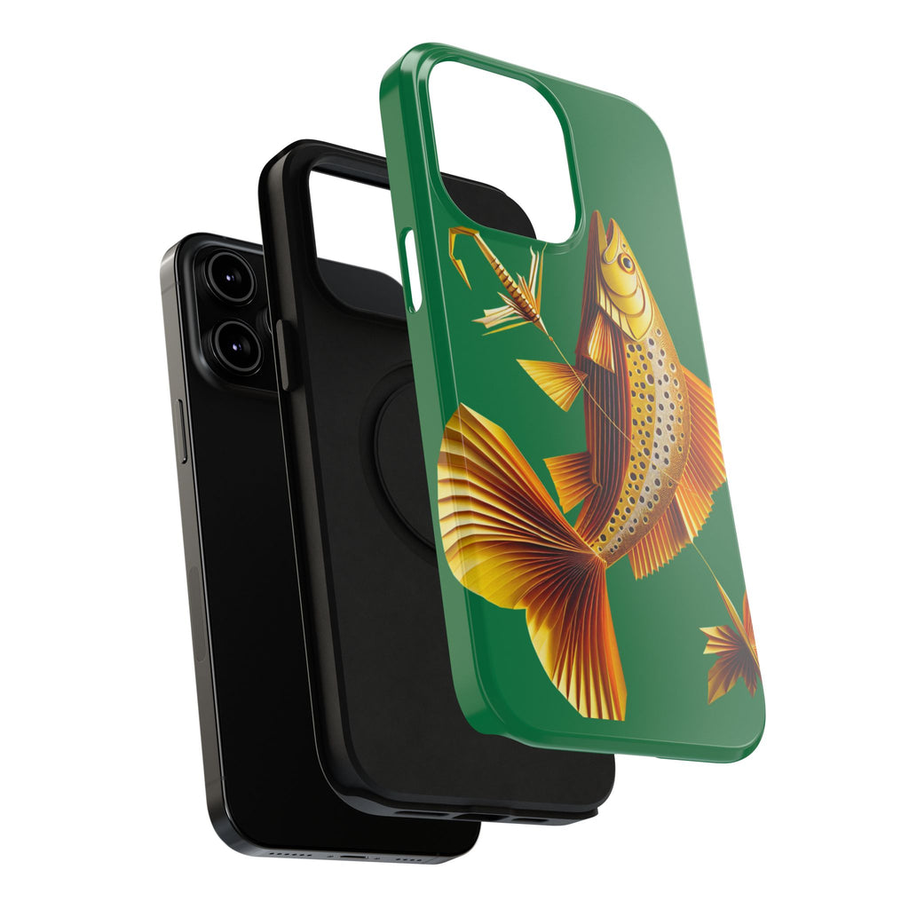 Impact Resistant Phone Case,  Lucky Charm Fish, Outdoor Enthusiast Gift