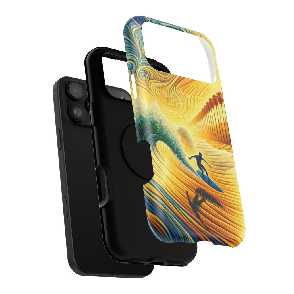 Surfer Sunrise Impact-Resistant Phone Case