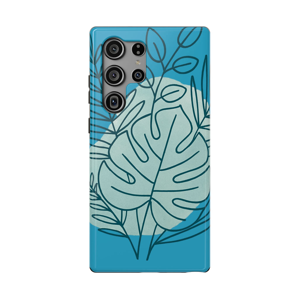 Tropical Floral Phone Case, Impact-Resistant