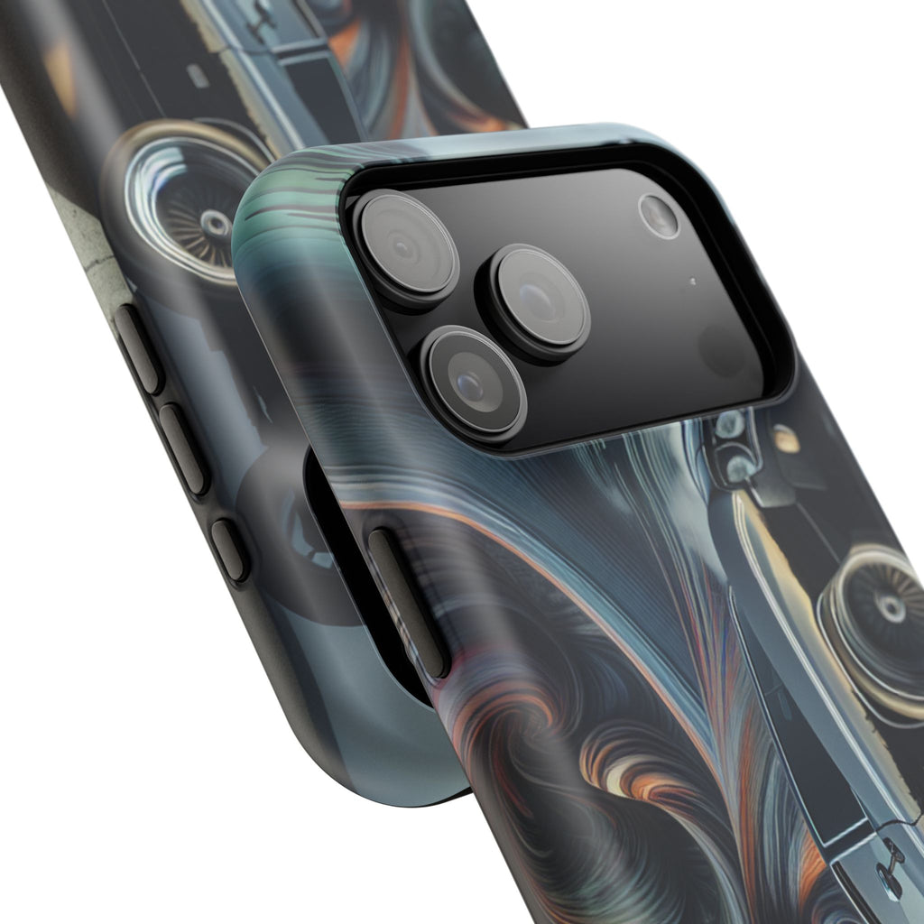 Vintage Muscle Car Phone Case — Retro Racing Art Impact-Resistant Case