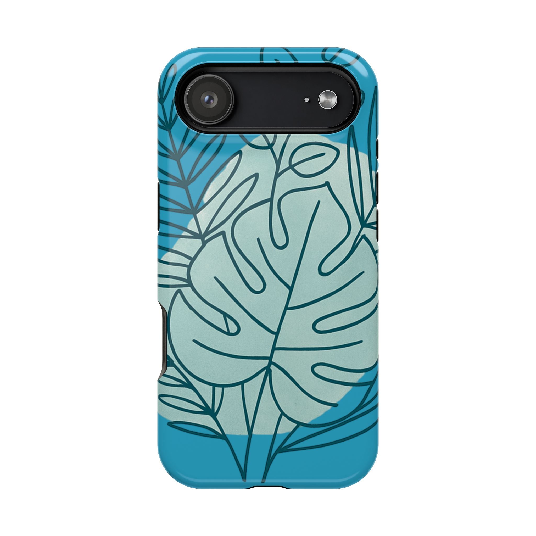 Tropical Floral Phone Case, Impact-Resistant