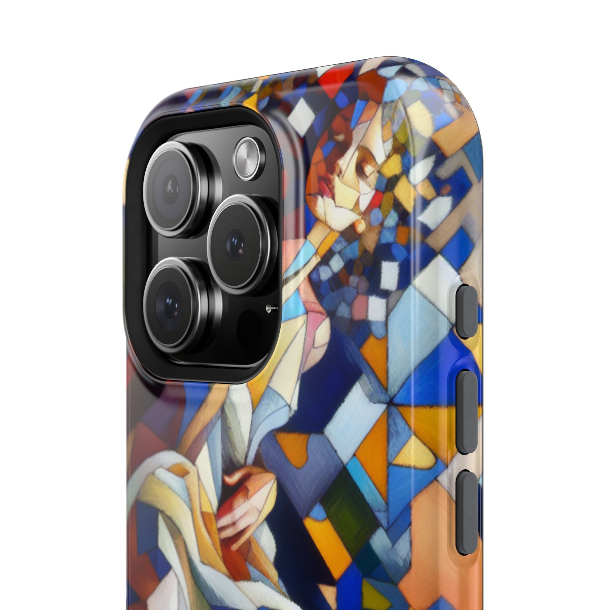Abstract Stained Glass Dragon Impact Phone Case