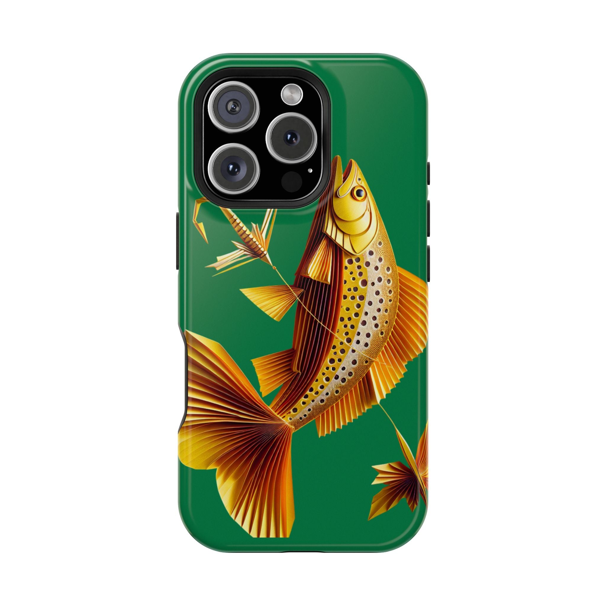 Impact Resistant Phone Case,  Lucky Charm Fish, Outdoor Enthusiast Gift
