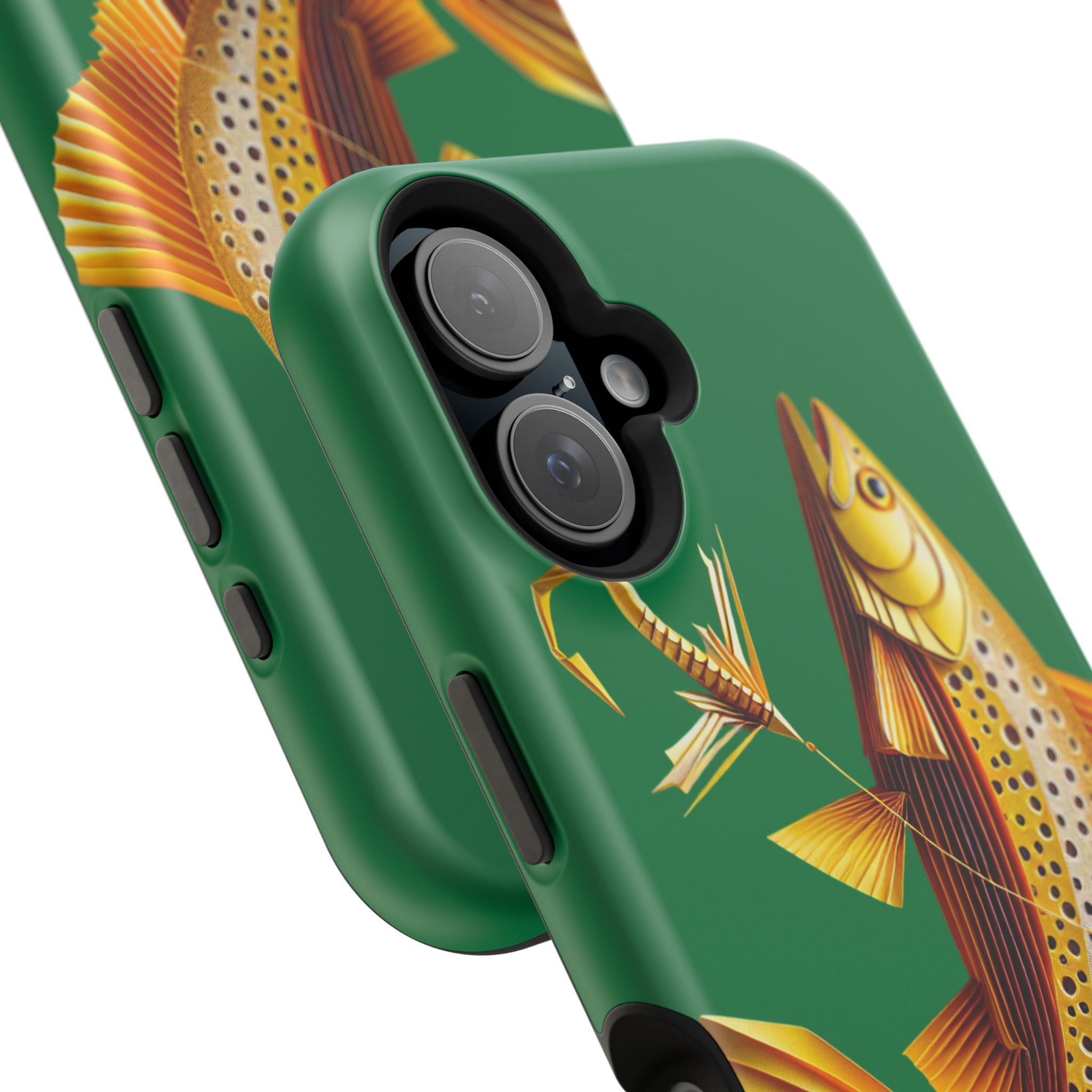 Impact Resistant Phone Case,  Lucky Charm Fish, Outdoor Enthusiast Gift