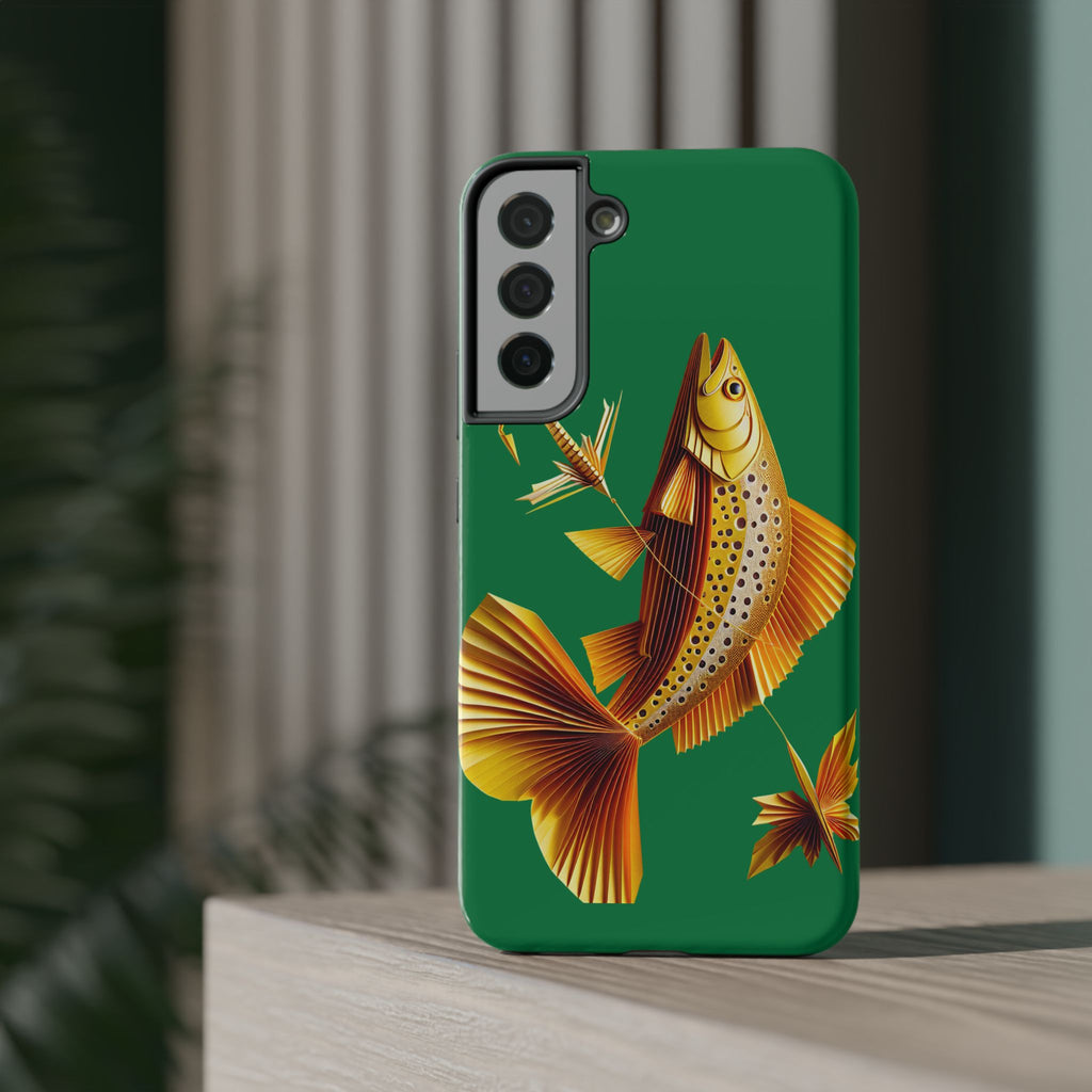 Impact Resistant Phone Case,  Lucky Charm Fish, Outdoor Enthusiast Gift