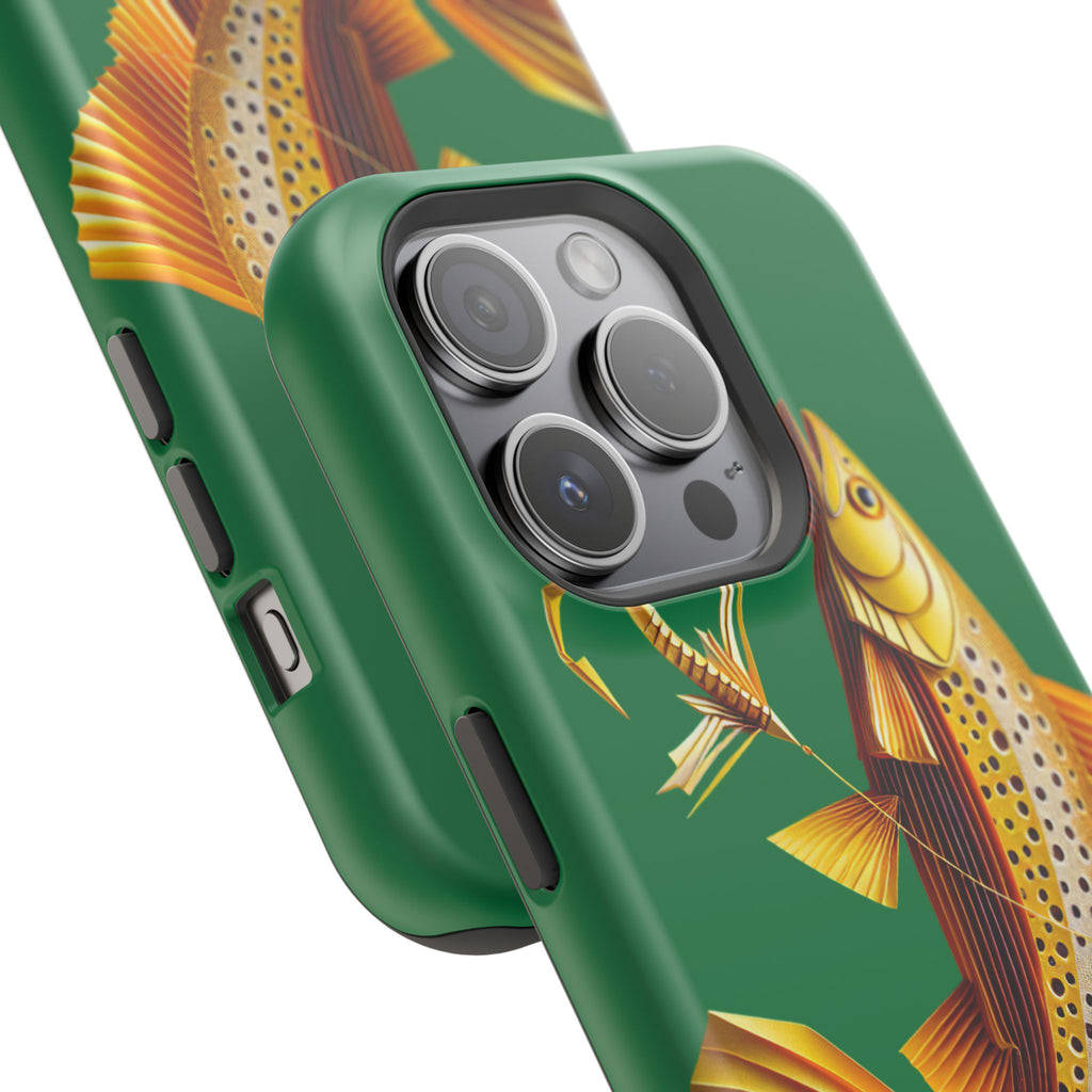 Impact Resistant Phone Case,  Lucky Charm Fish, Outdoor Enthusiast Gift