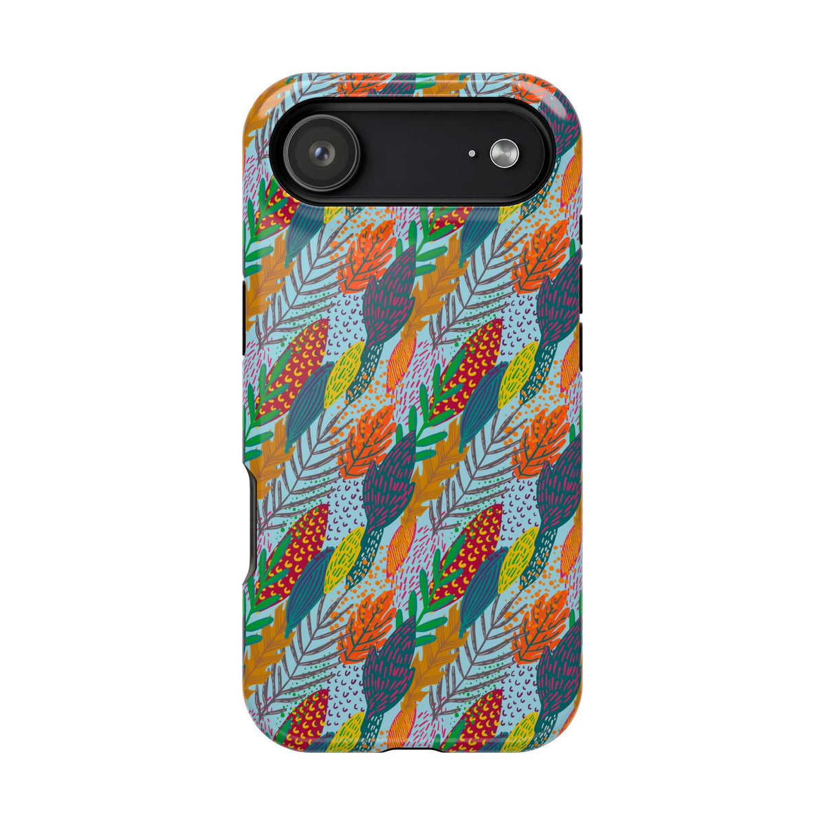 Floral Feather Magnetic Impact-Resistant for iPhone/Samsung