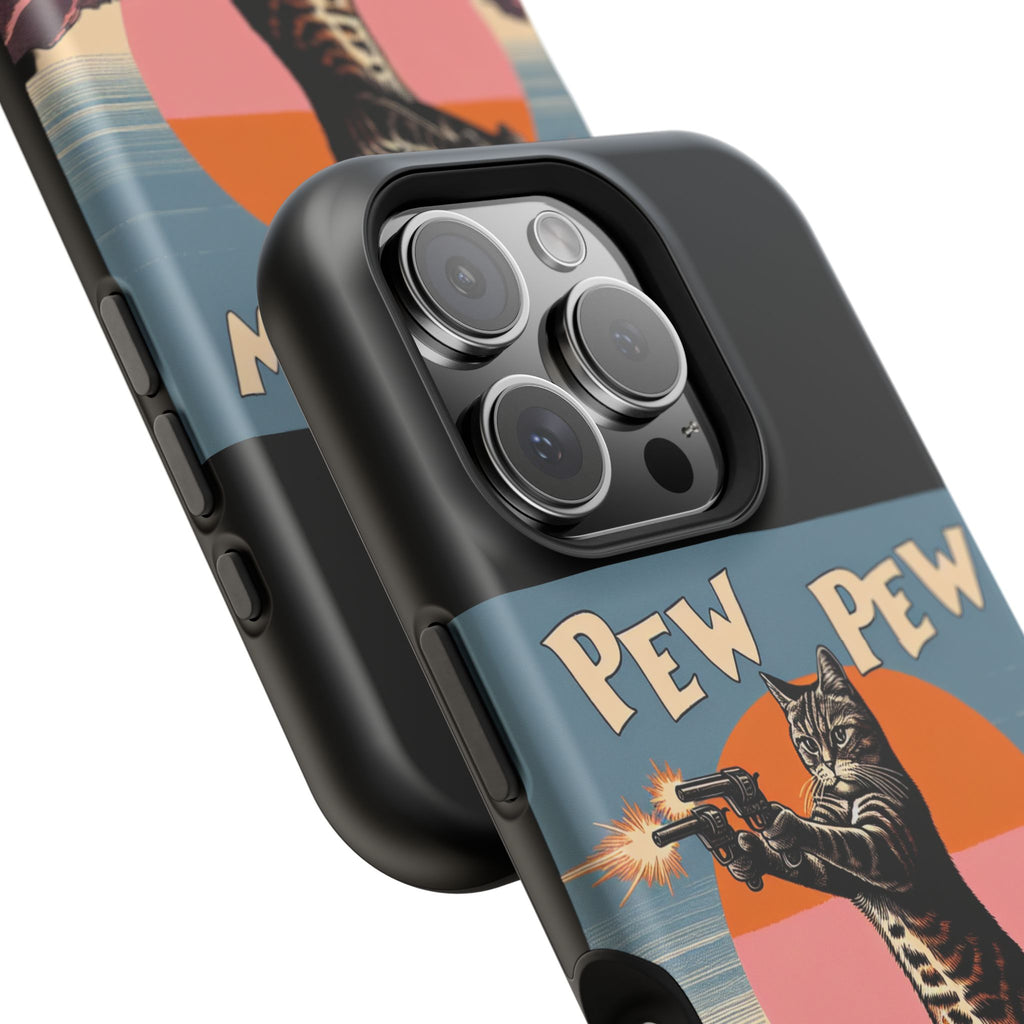 Impact Resistant Phone Case - Pew Pew Kitty