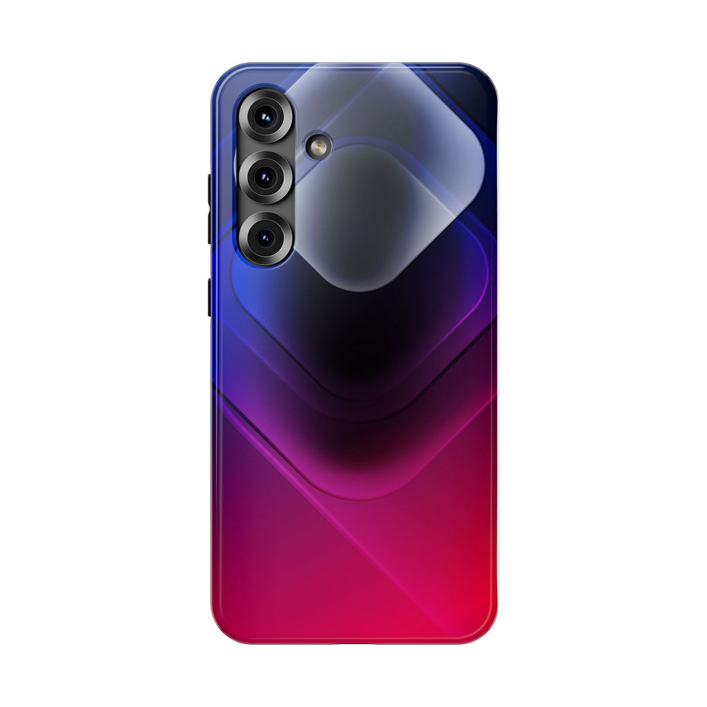 Impact-Resistant Phone Case — Gradient Blue to Magenta Protective Cover