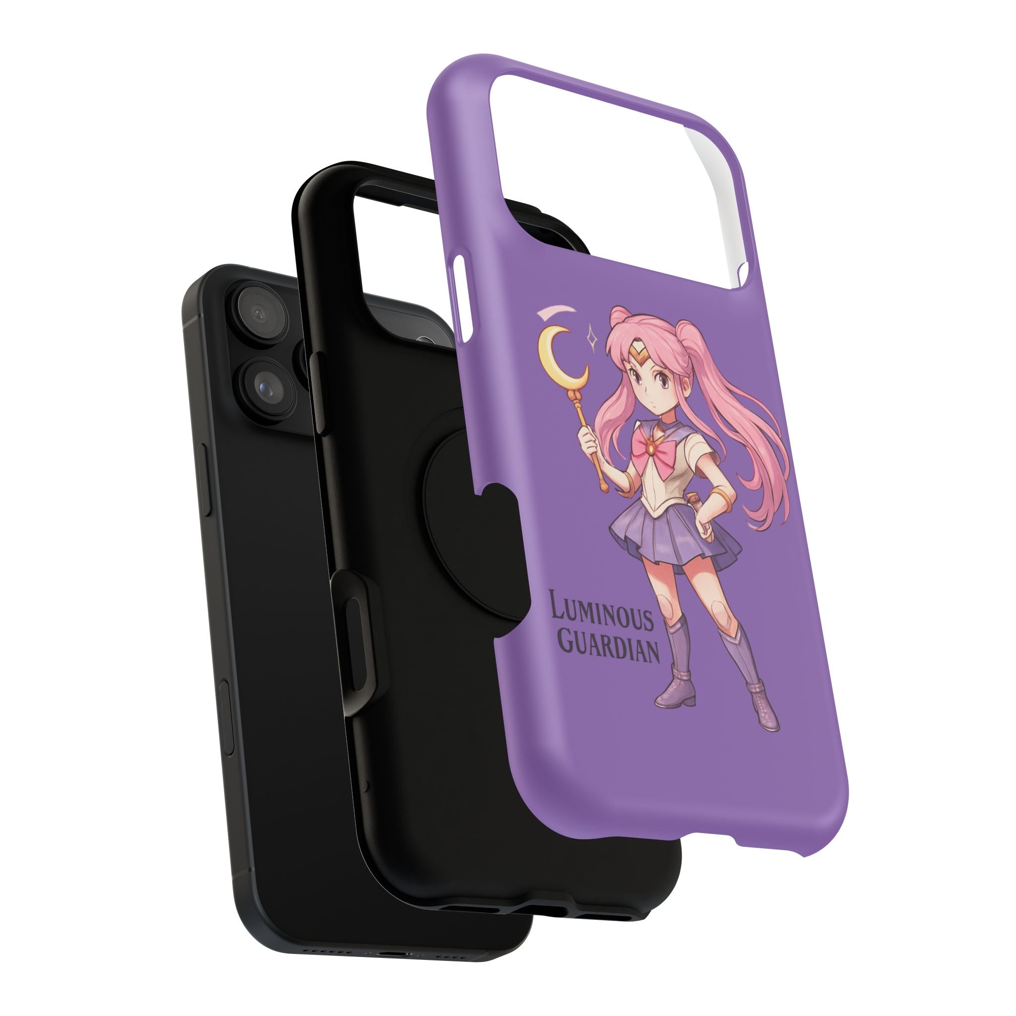 Luminous Guardian Phone Case, Impact-Resistant