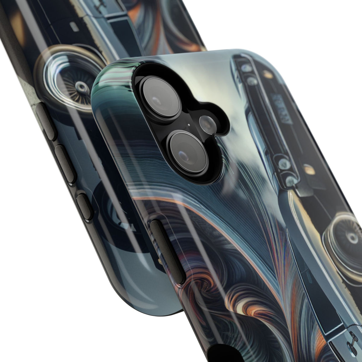 Vintage Muscle Car Phone Case — Retro Racing Art Impact-Resistant Case