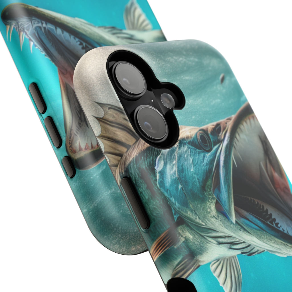 Phone Case — Realistic Barracuda Underwater Impact-Resistant Phone Case