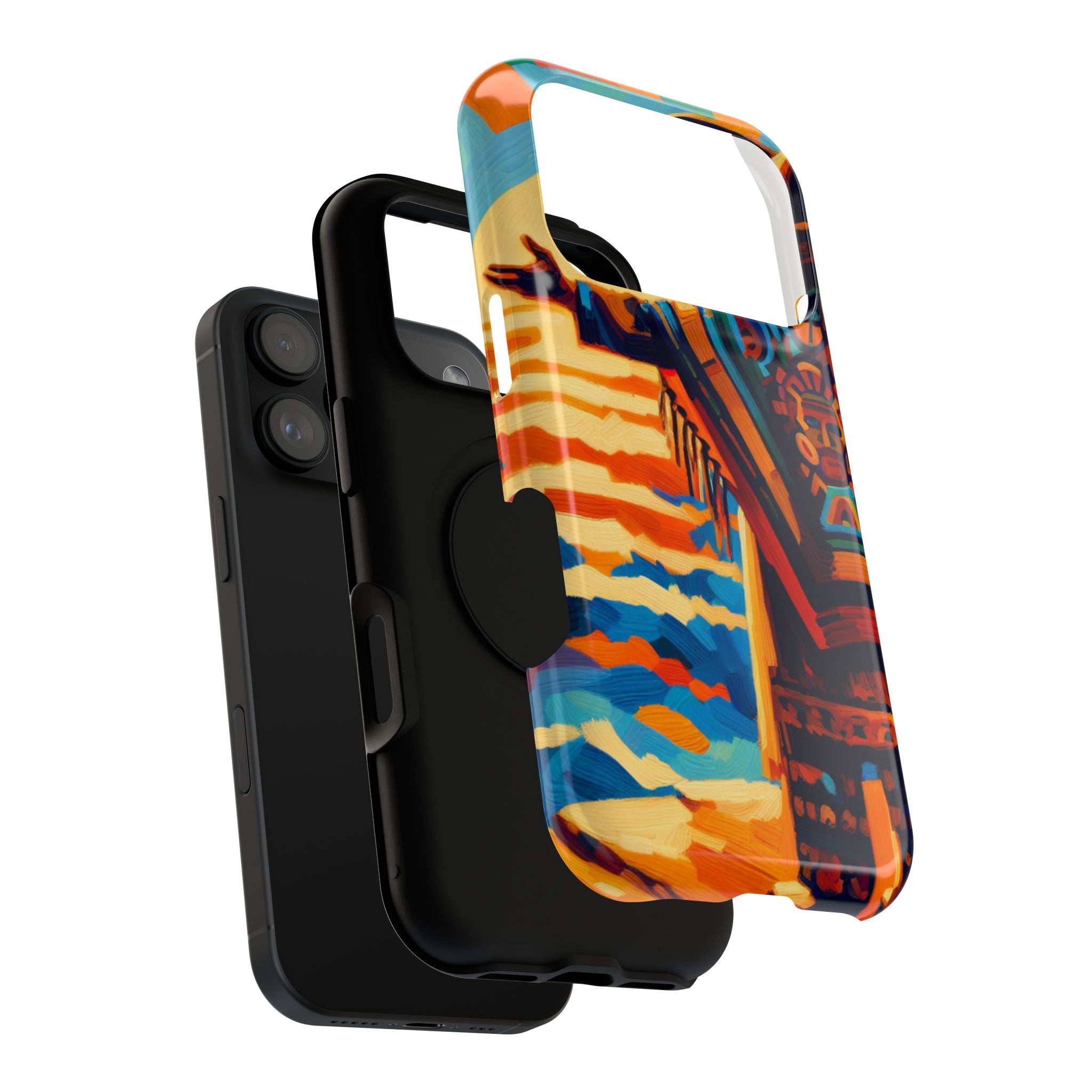 Impact Resistant Phone Case Sombrero Man Art
