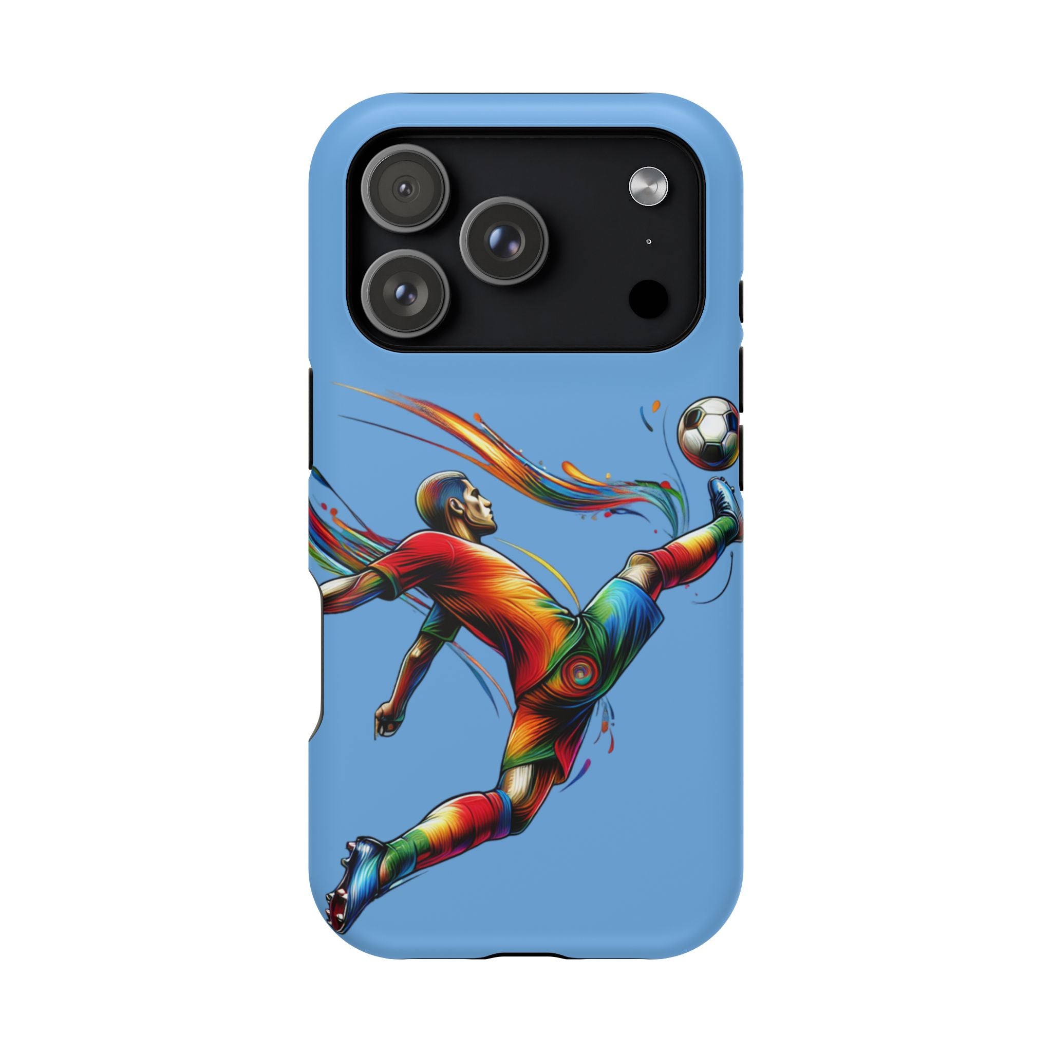 Soccer Art Impact Resistant Phone Case