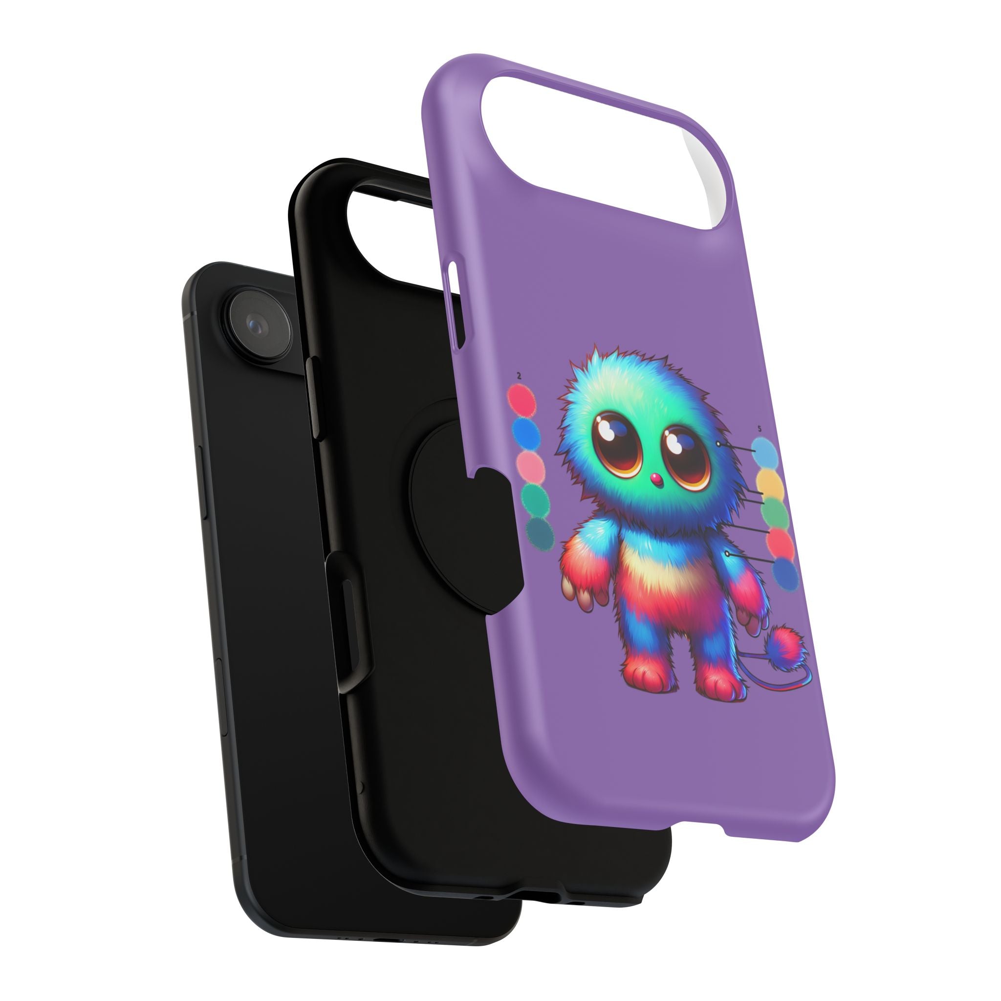Colorful Cute Monster Impact Resistant Phone Case