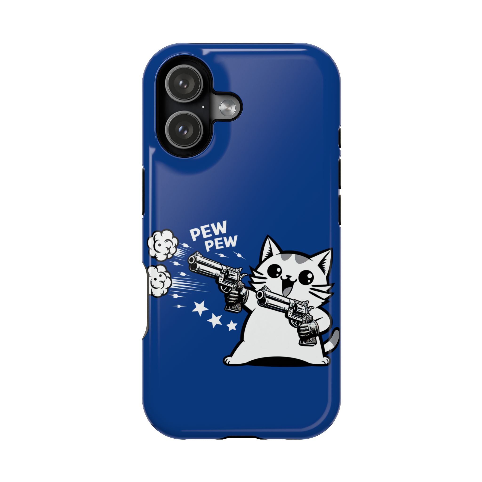 Kitty Pew Pew Impact Resistant Phone Case