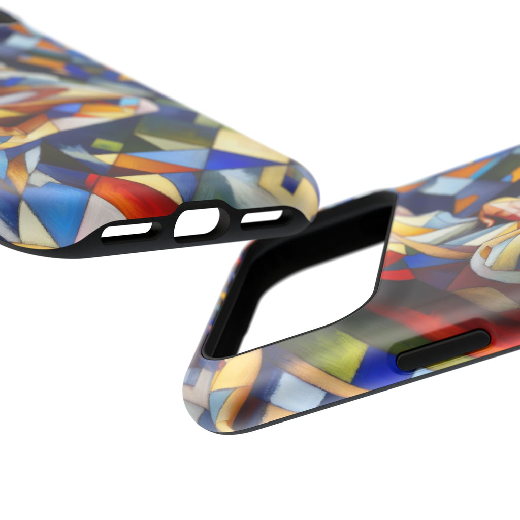 Abstract Stained Glass Dragon Impact Phone Case