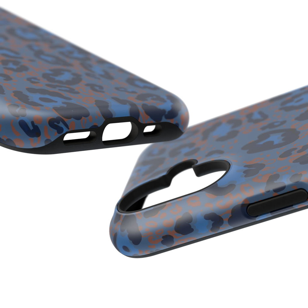 Leopard Print Phone Case, Impact-Resistant