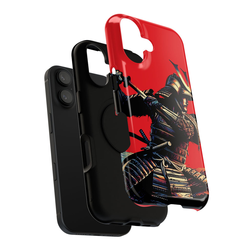 Impact Resistant Phone Case - Samurai Red Warrior
