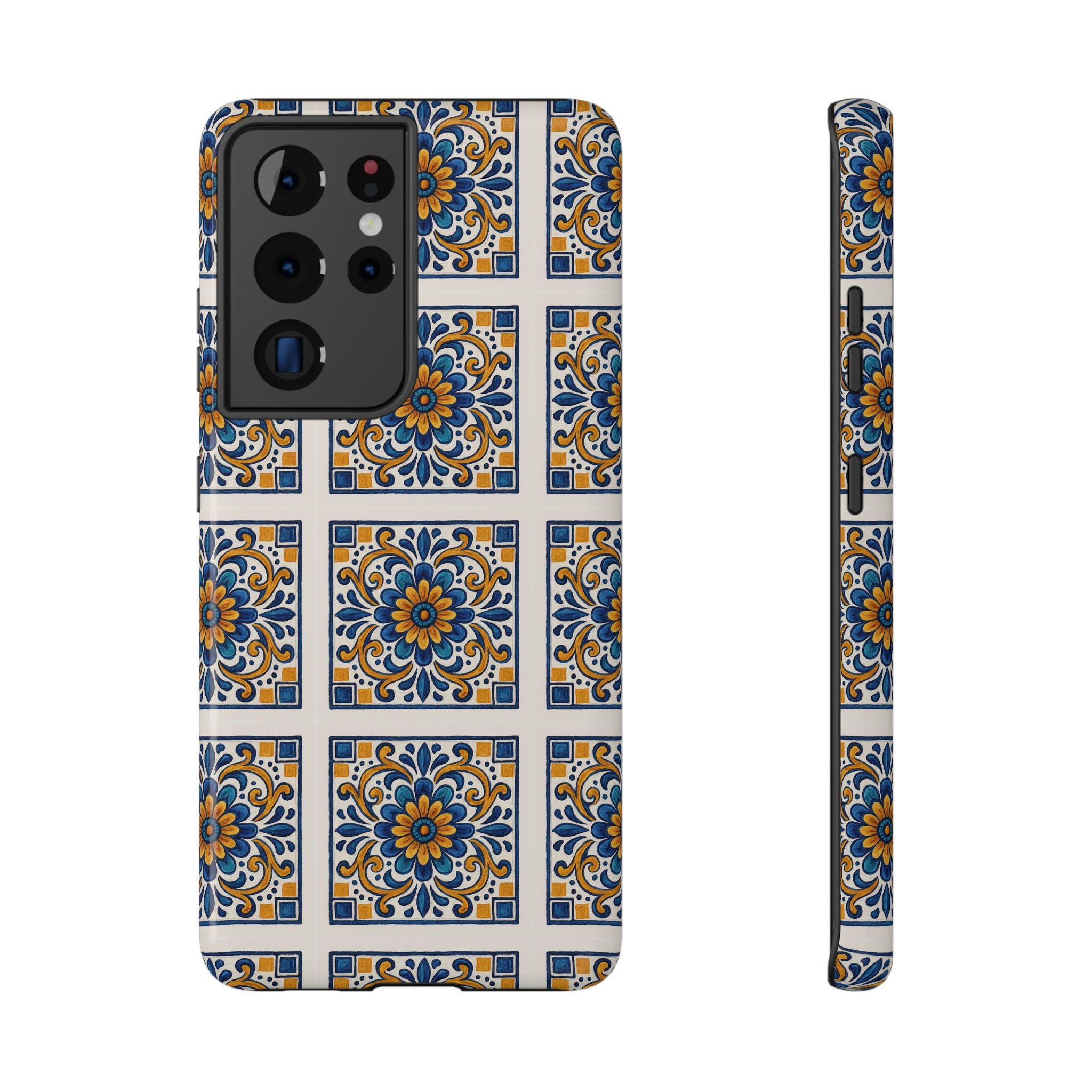 Colorful Floral Phone Case, Durable Impact-Resistant