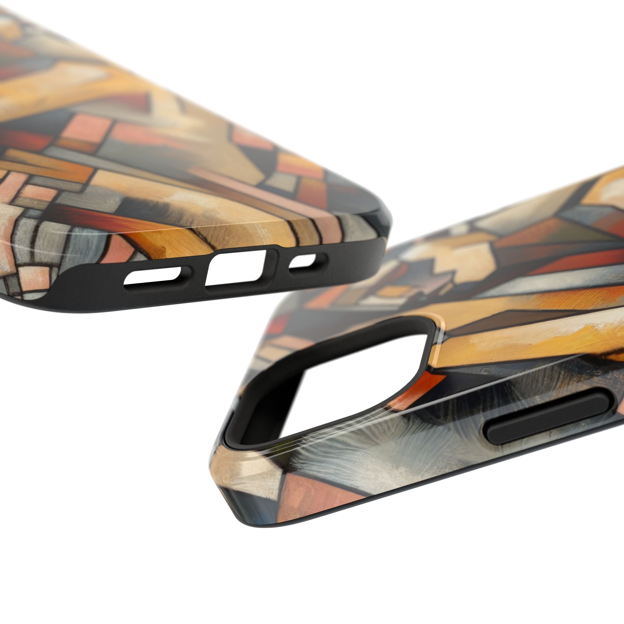 Impact Resistant Phone Case - Woman Abstract Design