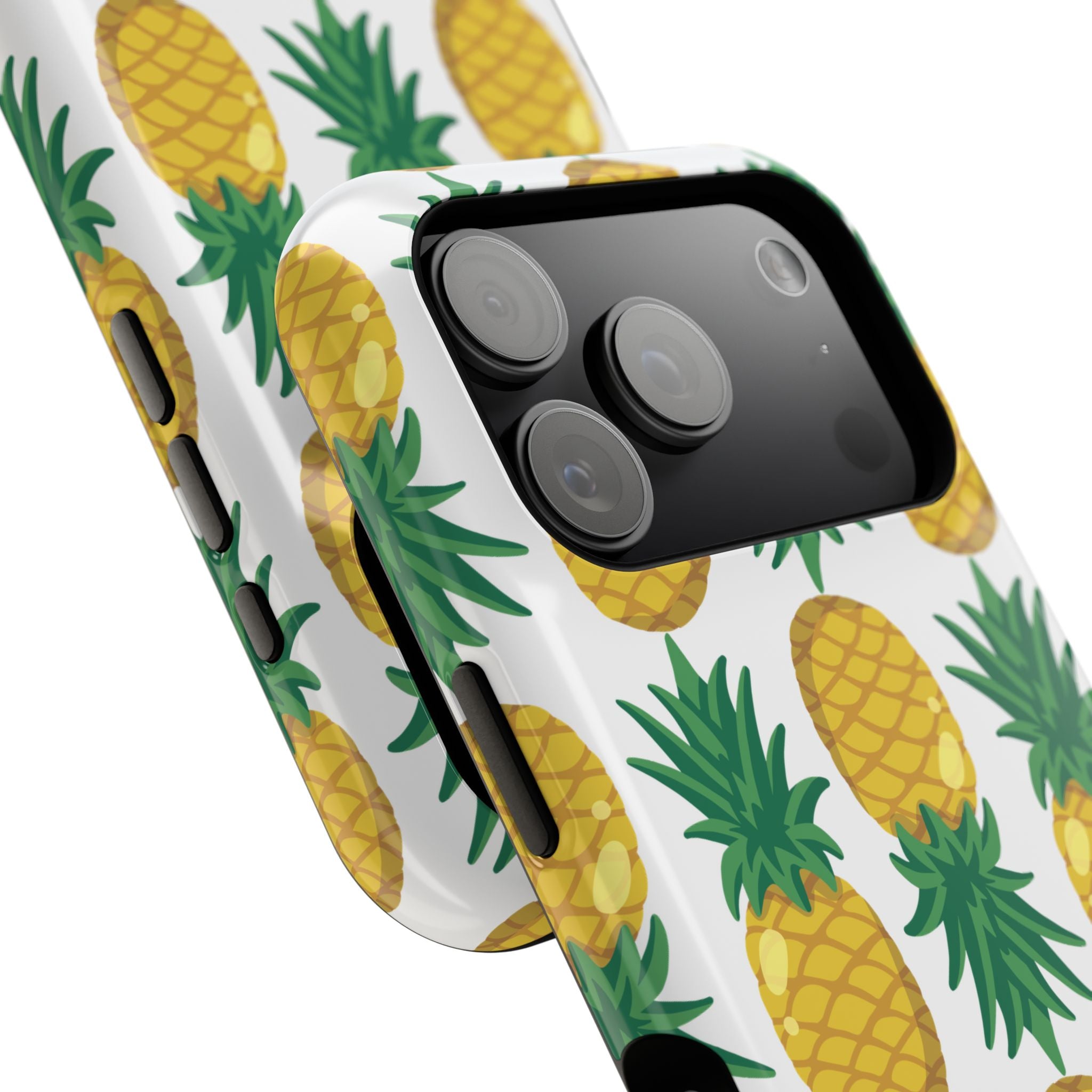 Pineapple Print Phone Case - Impact-Resistant