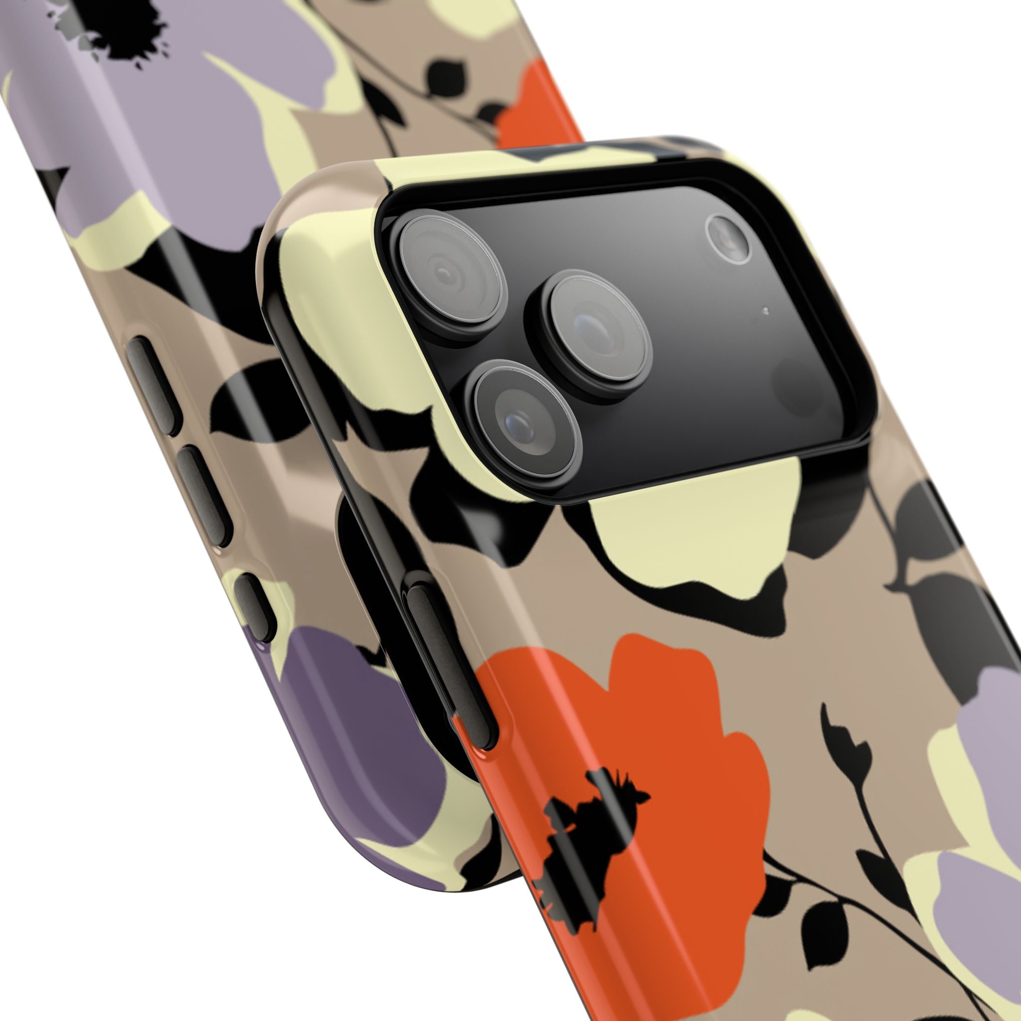 Floral Impact-Resistant Phone Case