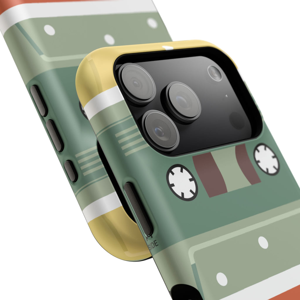 Retro Cassette Tape Impact-Resistant Phone Case — '80s Jam Vintage Music Design