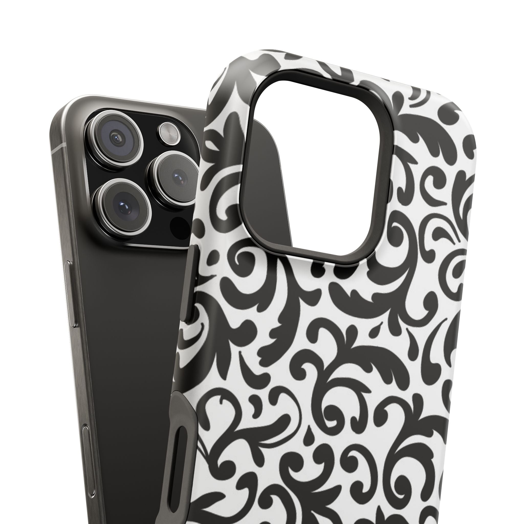 Stylish Black & White Design Phone Case