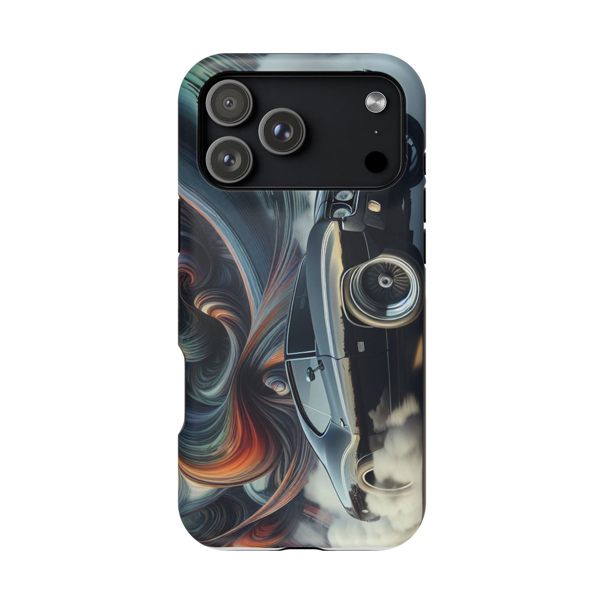 Vintage Muscle Car Phone Case — Retro Racing Art Impact-Resistant Case